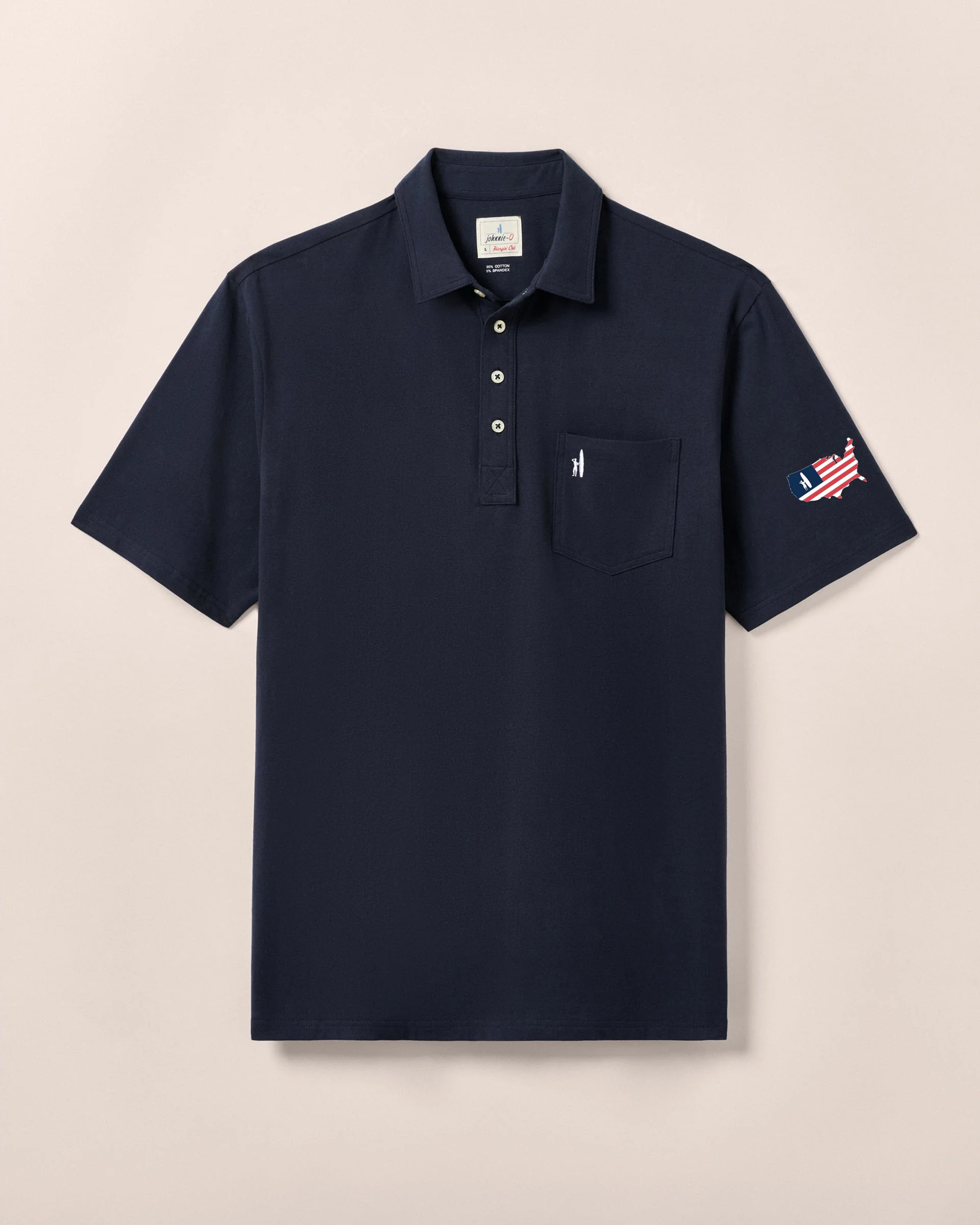 Original 4-Button Polo - 250th Logo - Image 2