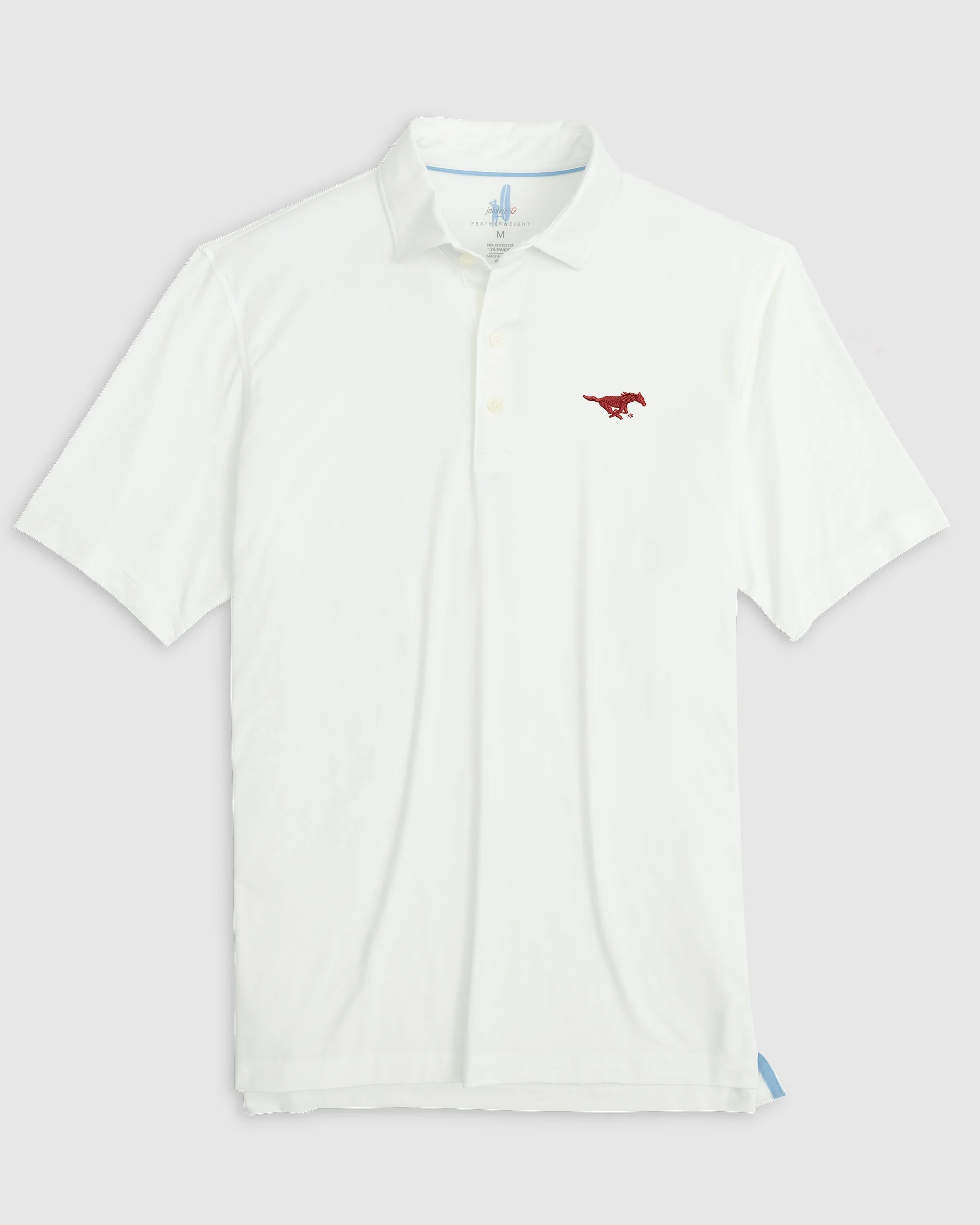 Southern Methodist Huronn Featherweight Performance Polo
