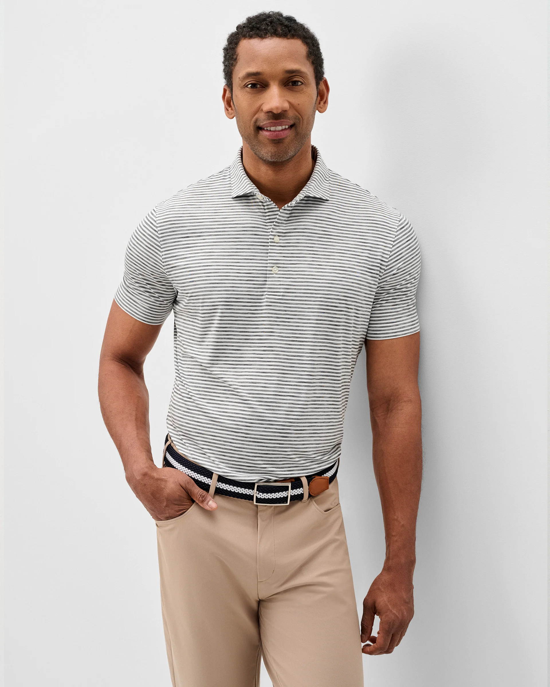 Performance Featherweight Polo - Seymour Stripe - Image 4