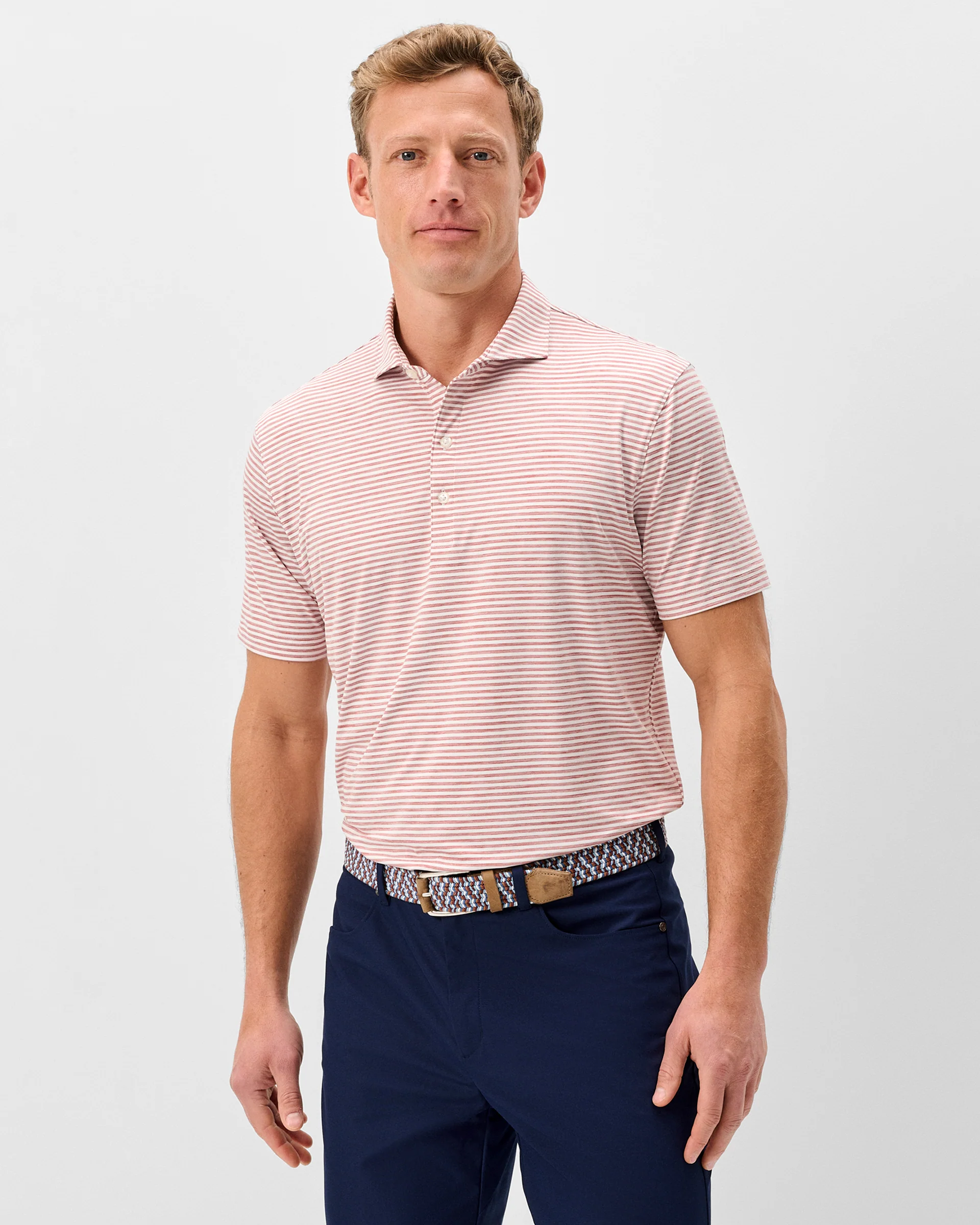 Performance Featherweight Polo - Seymour Stripe
