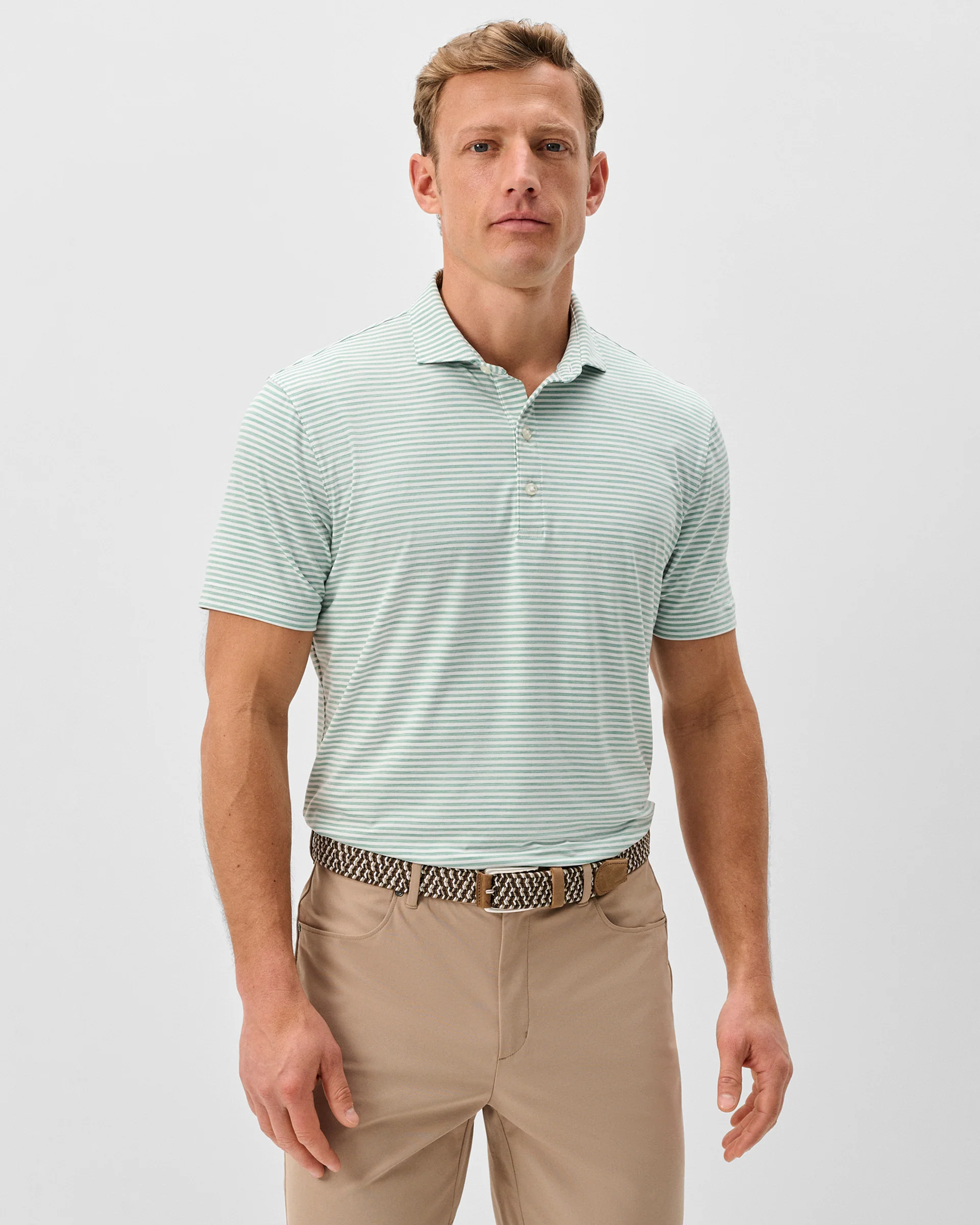 Performance Featherweight Polo - Seymour Stripe