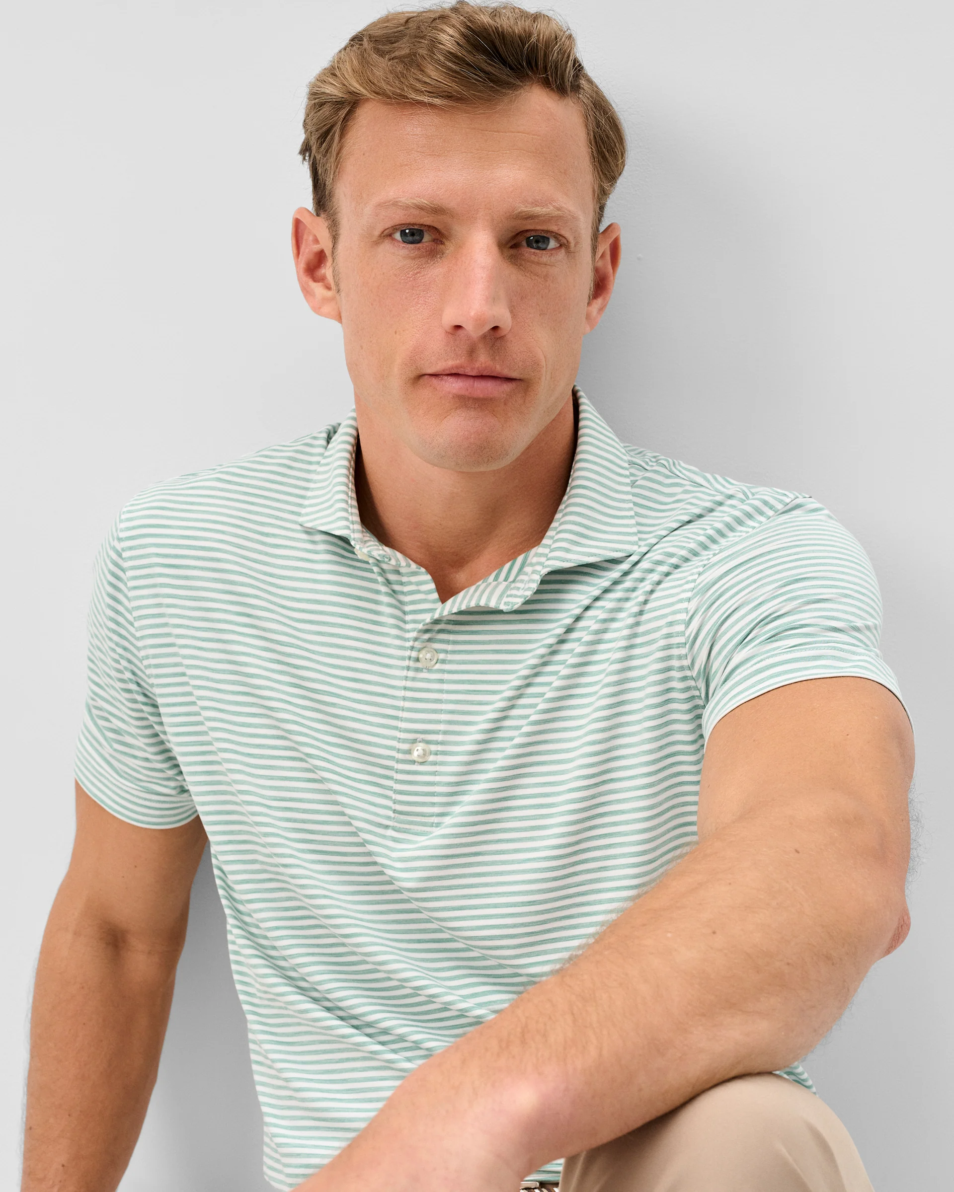 Performance Featherweight Polo - Seymour Stripe - Image 4