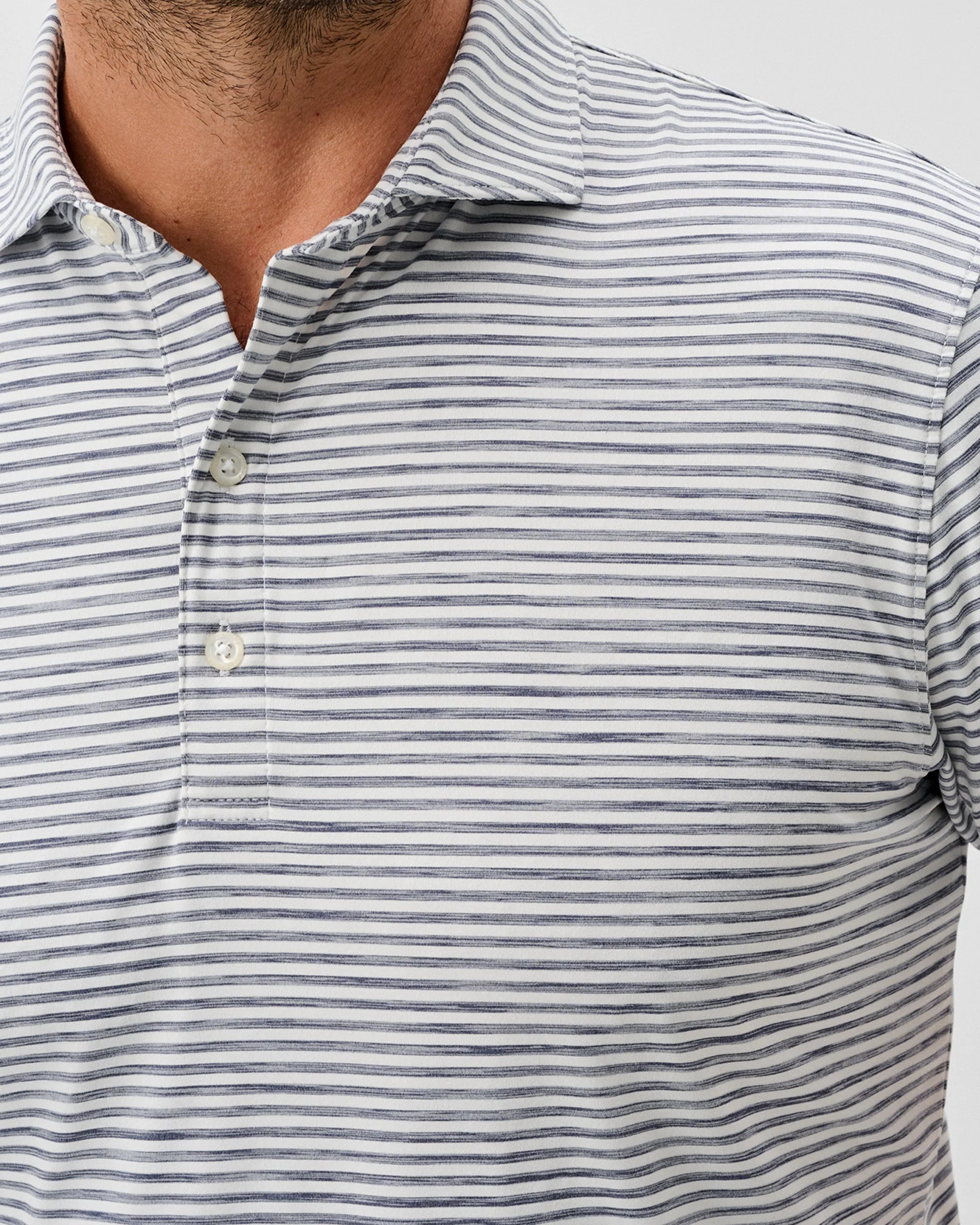 Performance Featherweight Polo - Seymour Stripe - Image 2