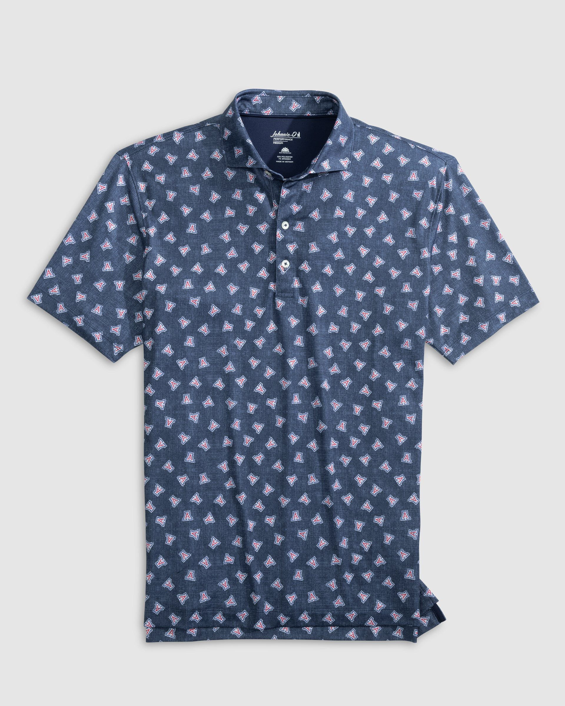 University of Arizona Exeter Printed Jersey Performance Polo