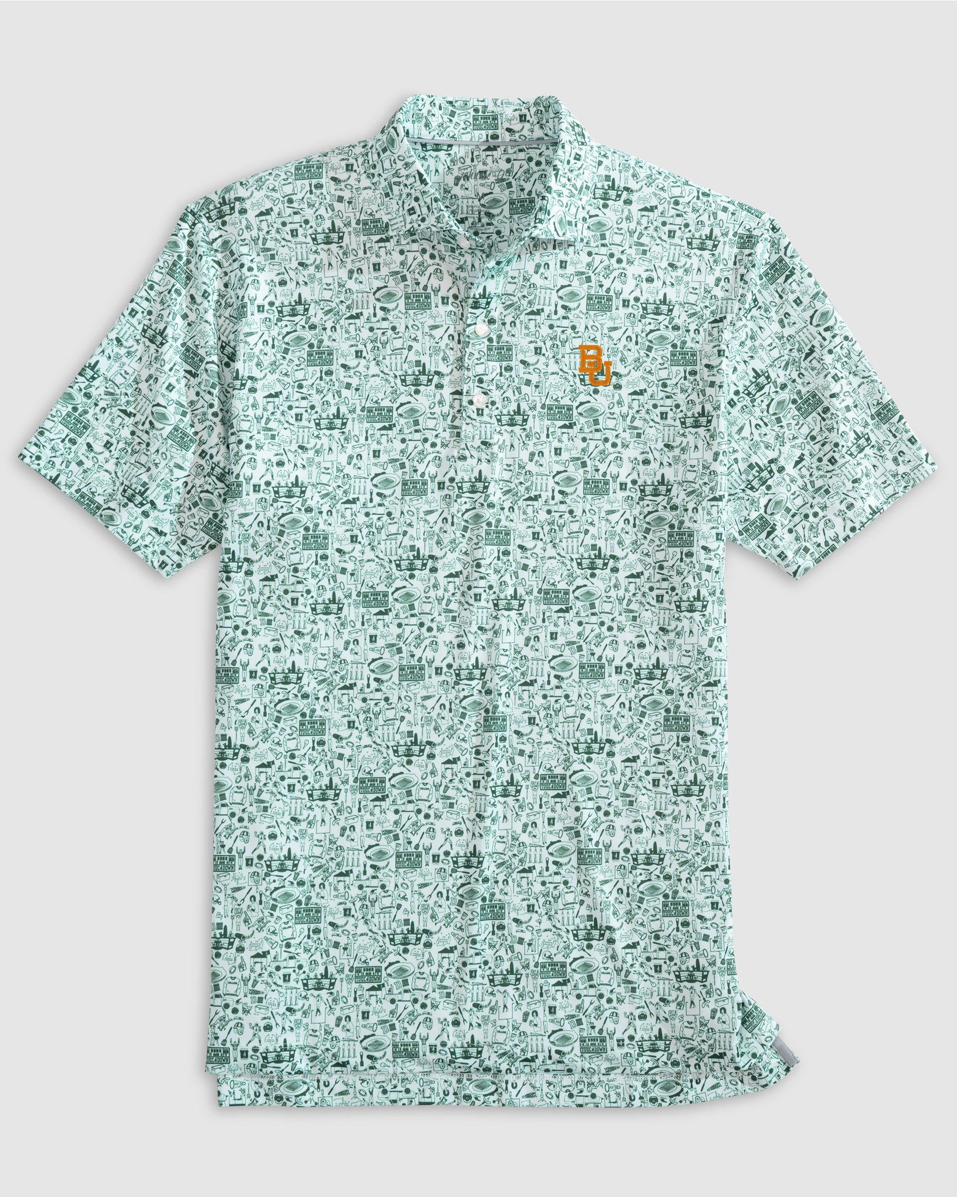 Baylor University Tailgater Printed Jersey Performance Polo - Image 3