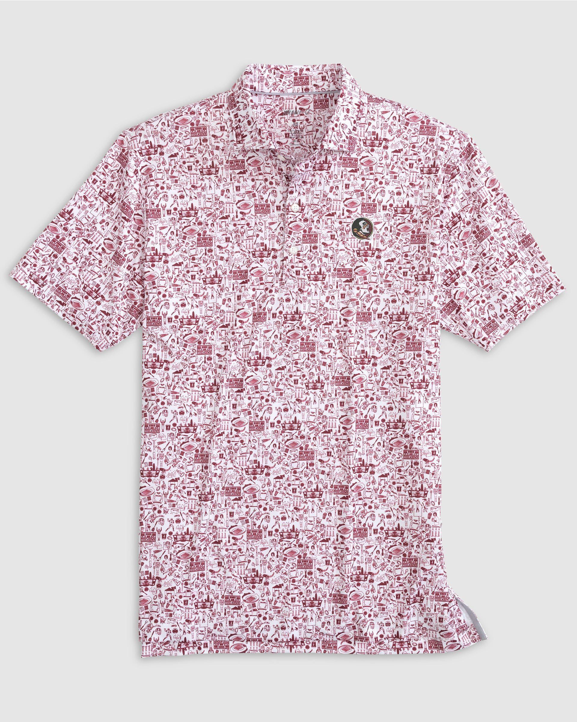 Florida State Tailgater Printed Jersey Performance Polo