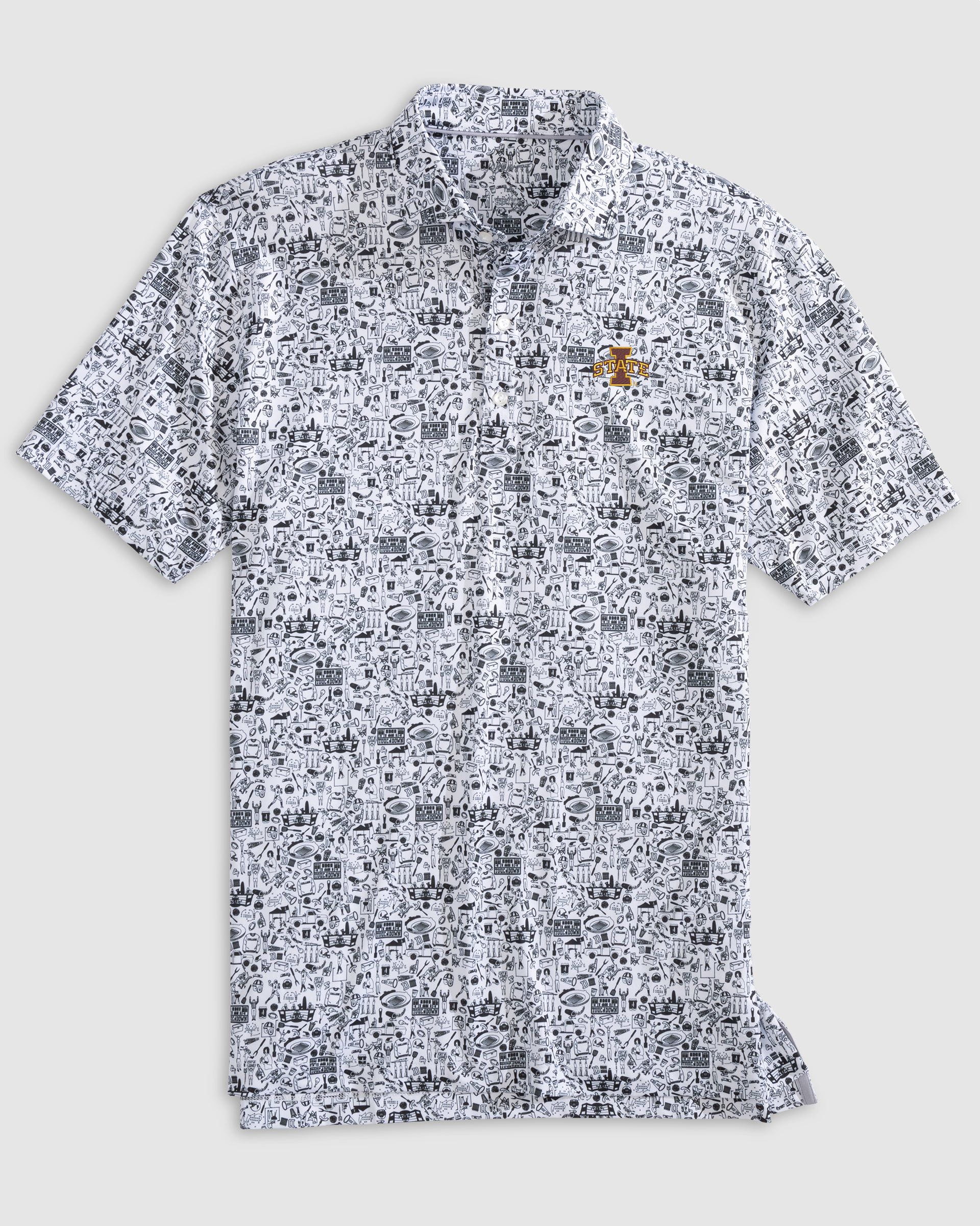 Iowa State Tailgater Printed Jersey Performance Polo