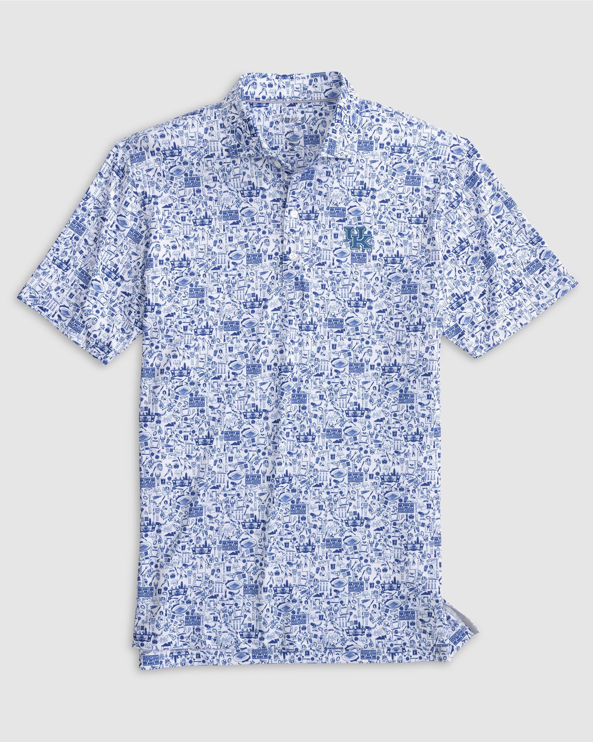 Kentucky Tailgater Printed Jersey Performance Polo