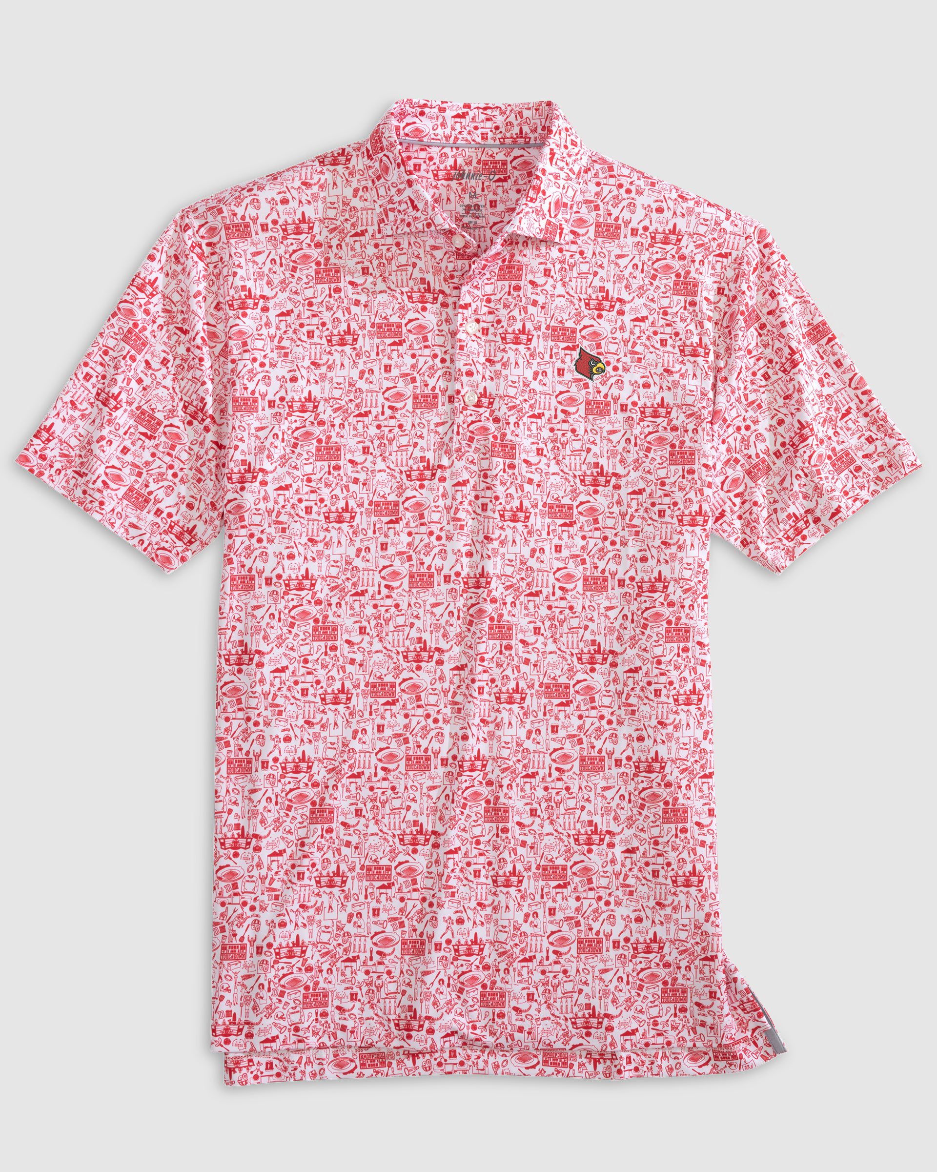 Louisville Tailgater Printed Jersey Performance Polo