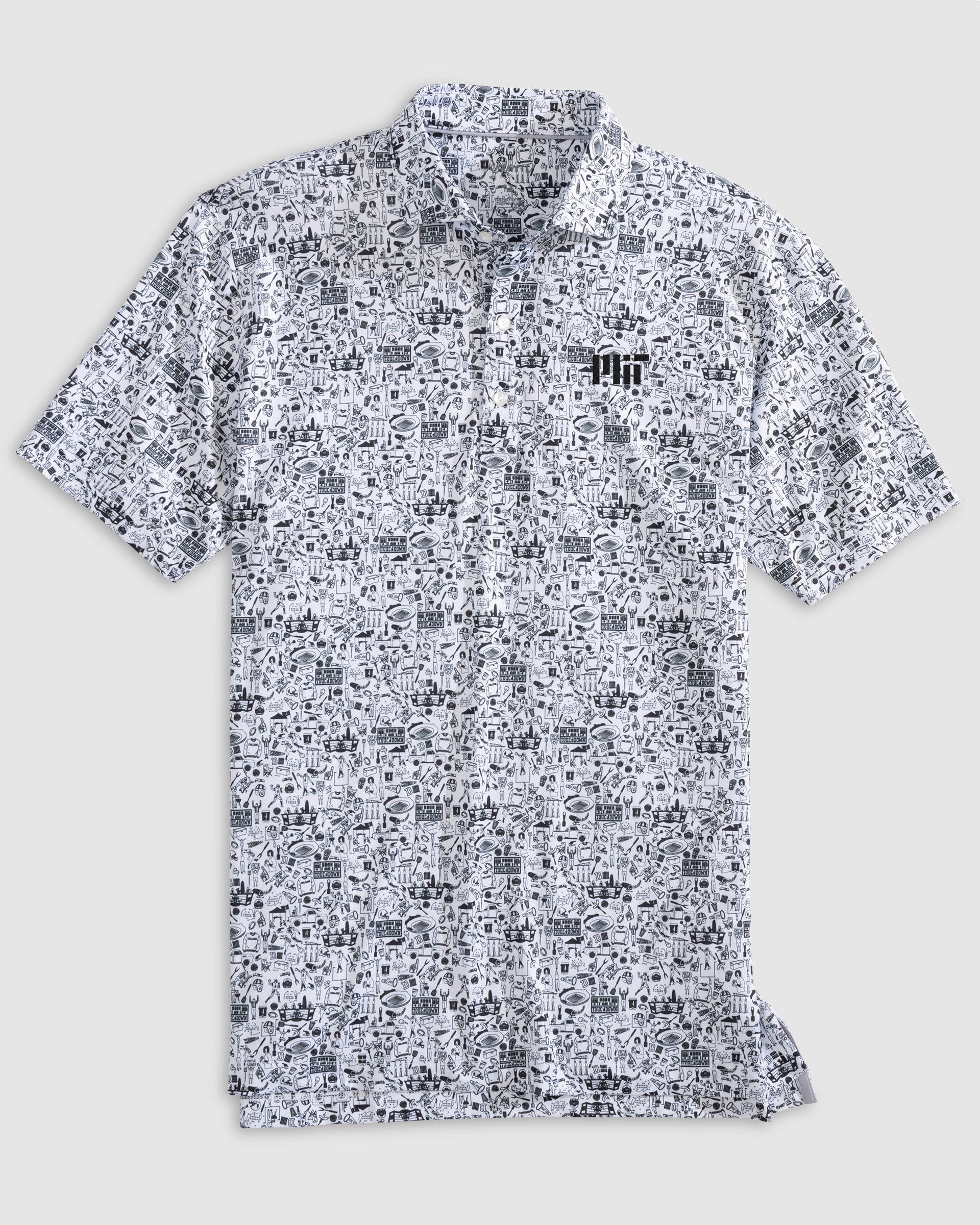 MIT Tailgater Printed Jersey Performance Polo
