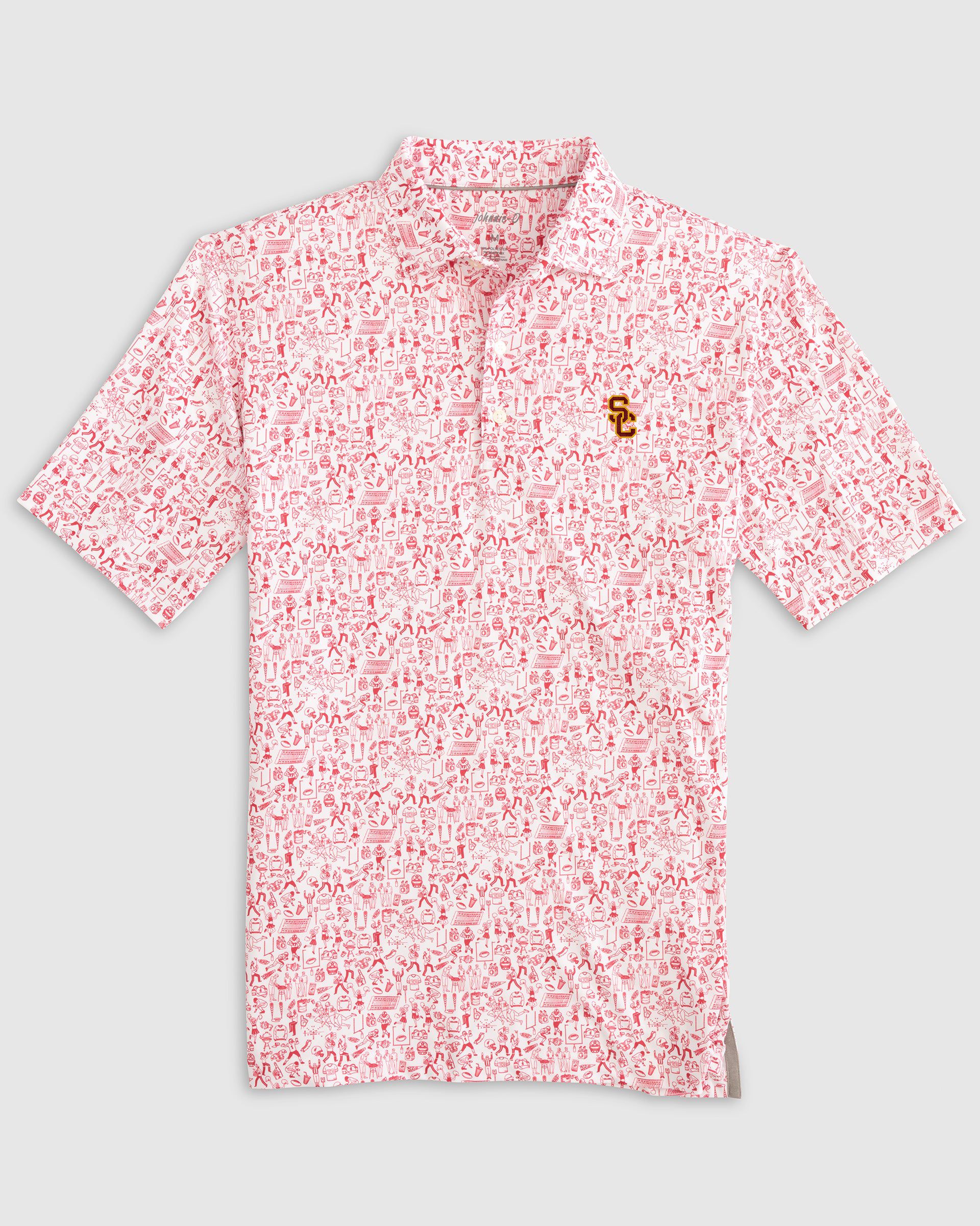 Southern California Tailgater Printed Jersey Performance Polo - Image 4
