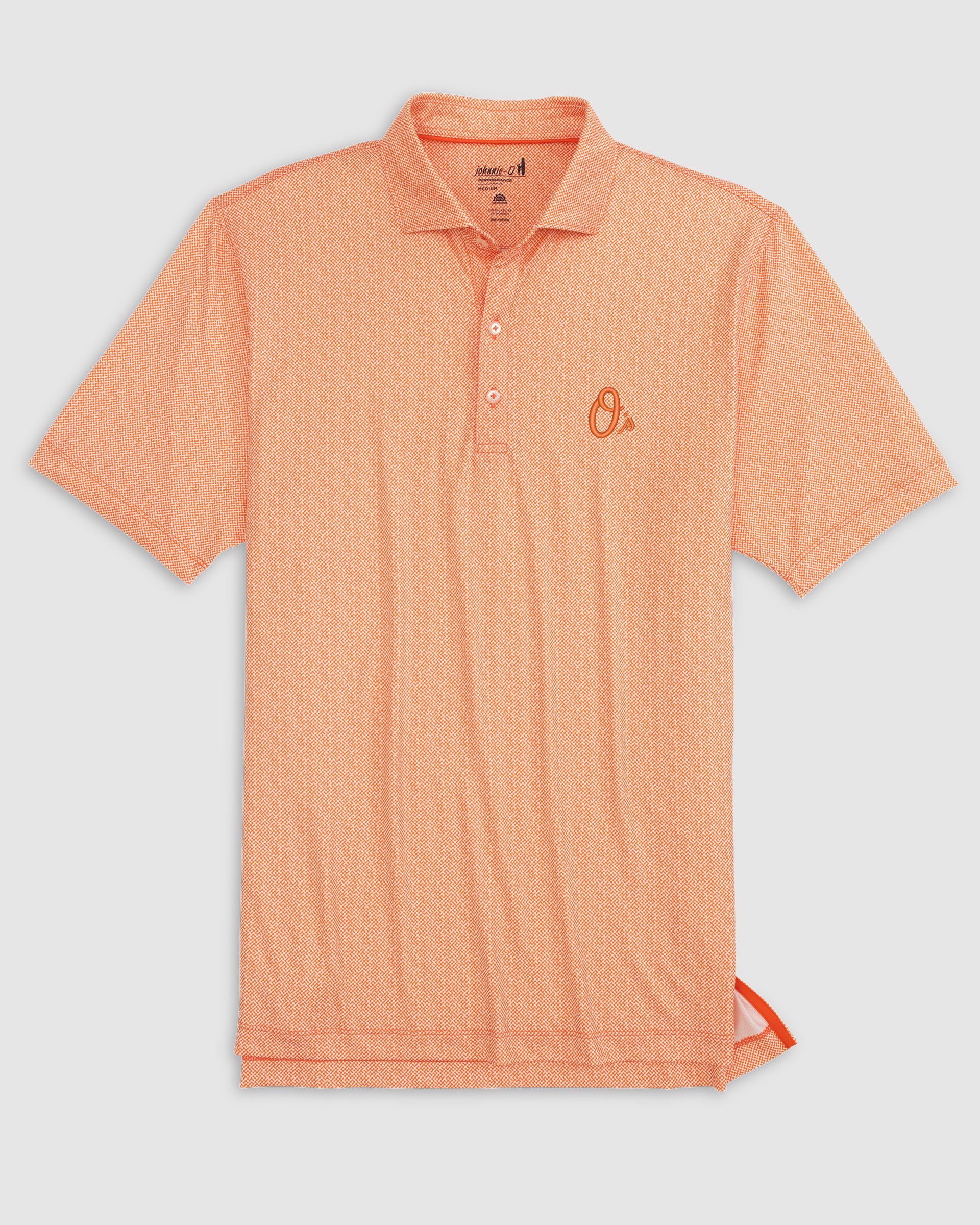 Baltimore Orioles Hinson Printed Jersey Performance Polo - O Logo - Image 2