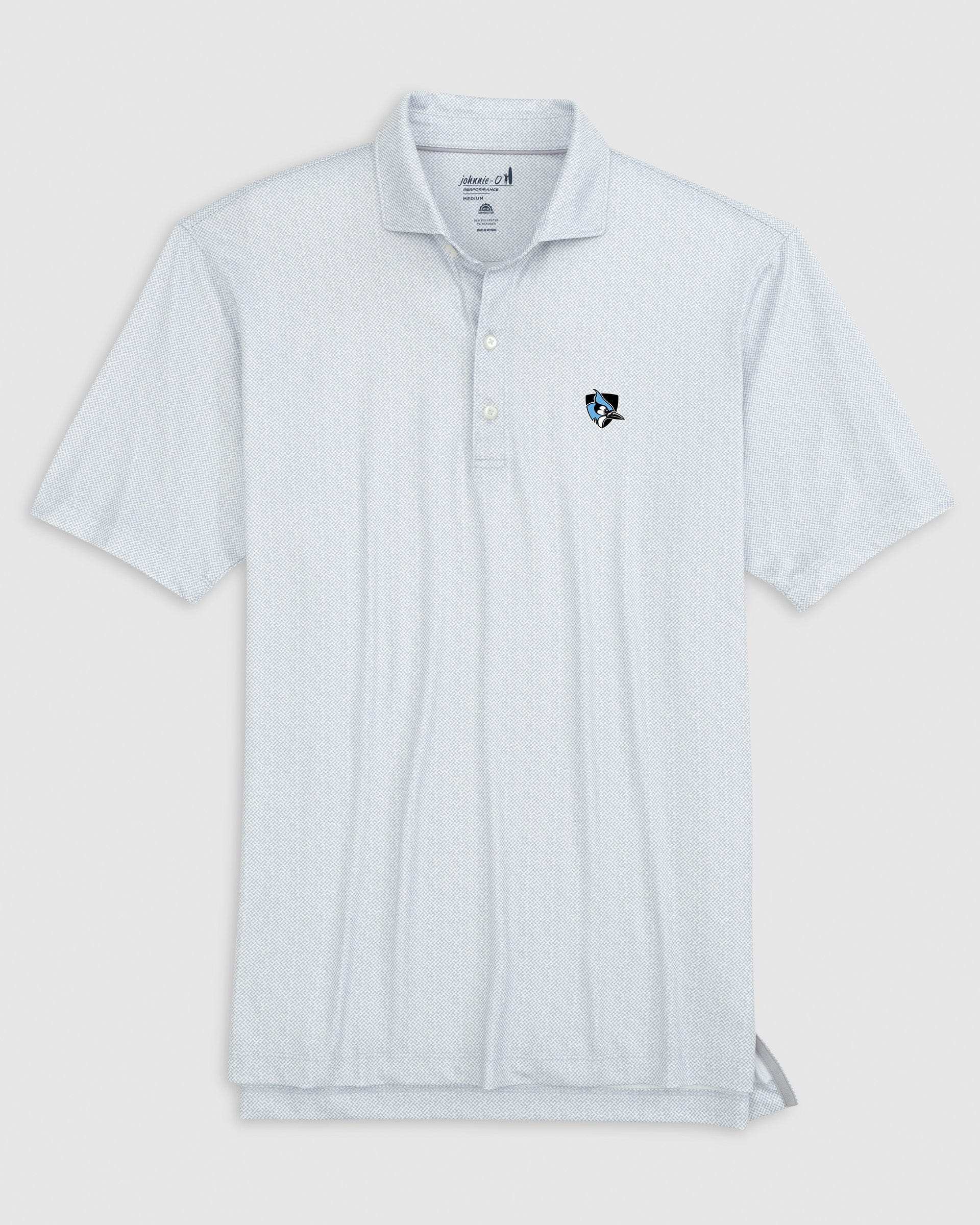 Johns Hopkins Hinson Jersey Performance Polo- Athletic Logo