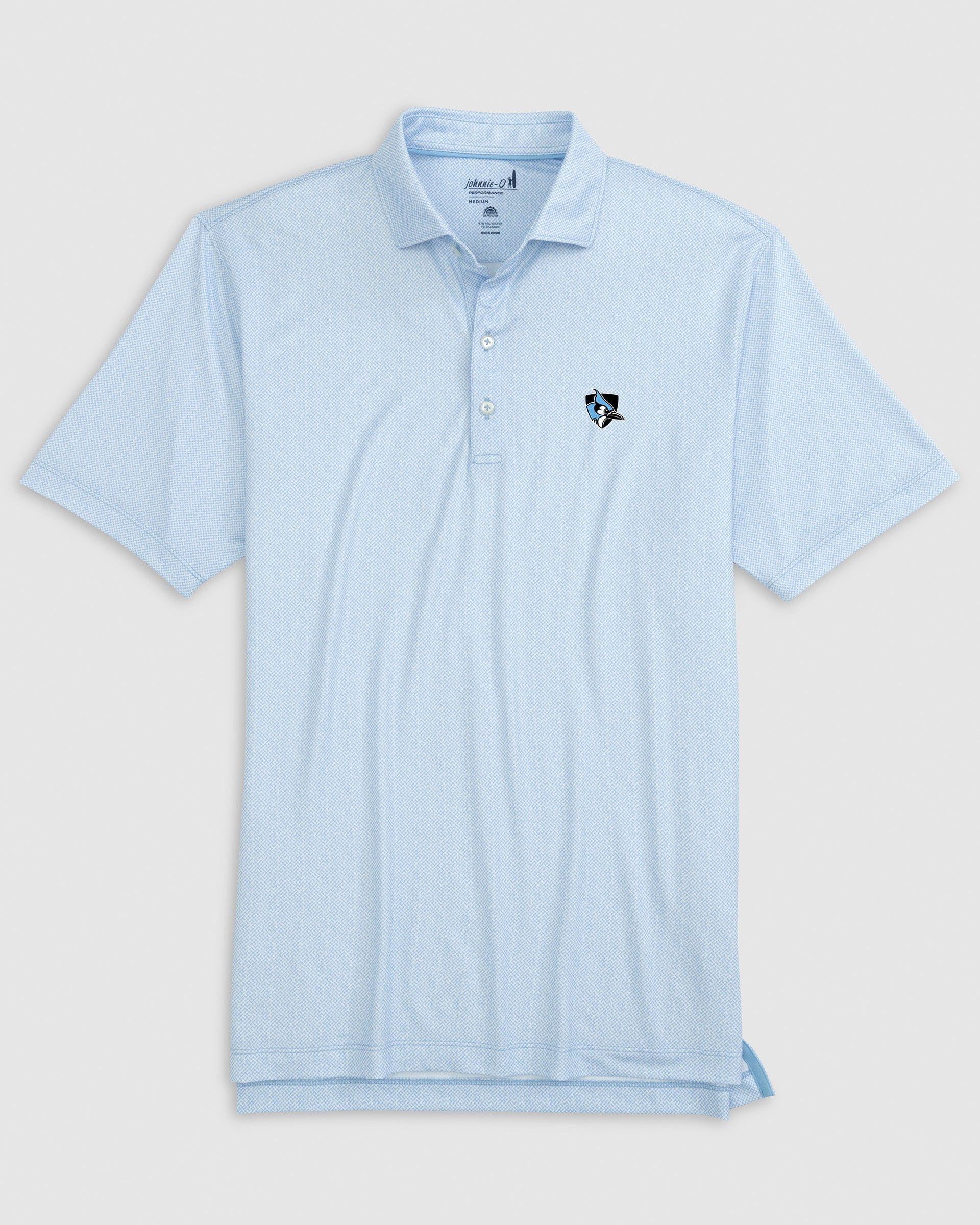 Johns Hopkins Hinson Jersey Performance Polo- Athletic Logo - Image 3