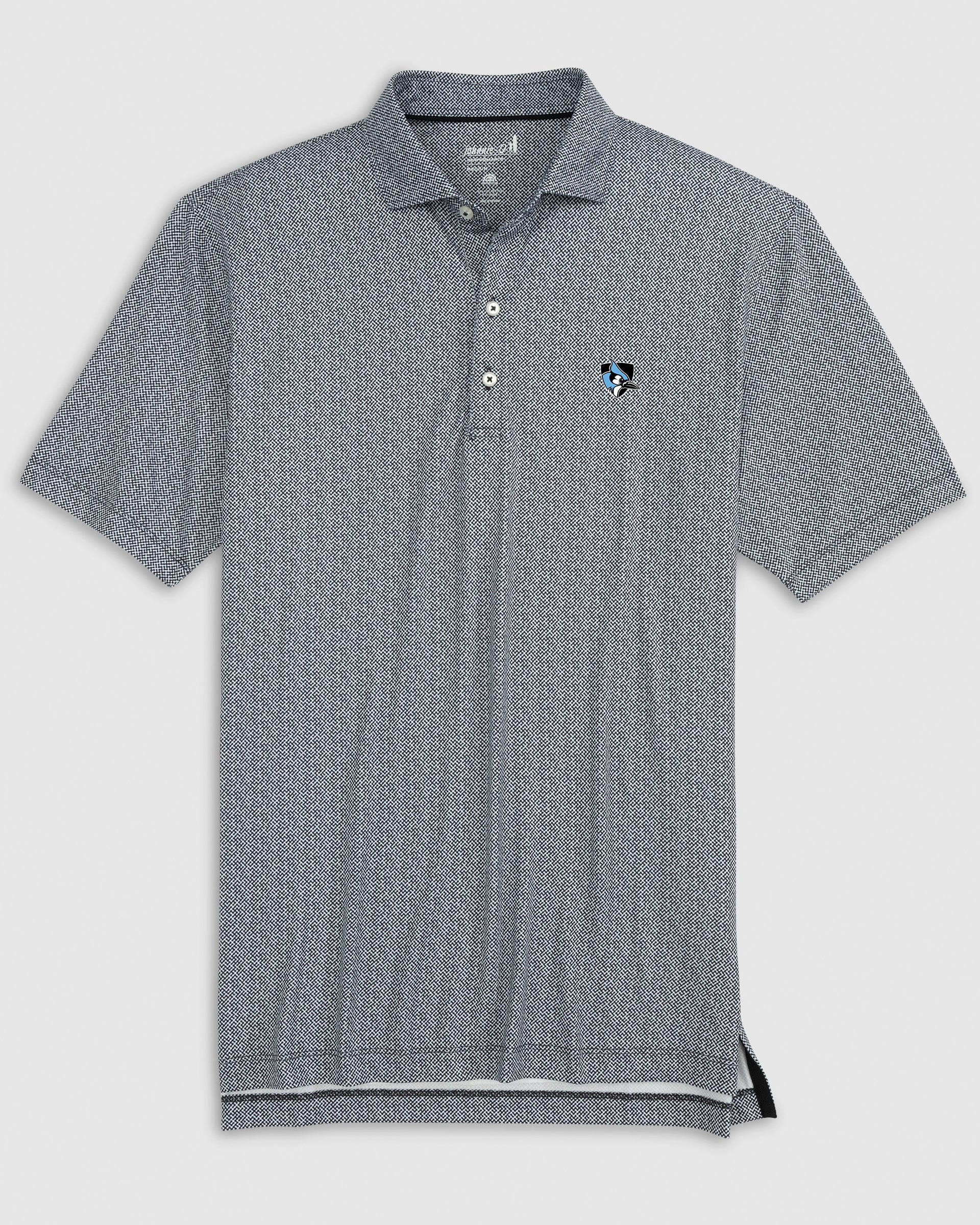 Johns Hopkins Hinson Jersey Performance Polo- Athletic Logo - Image 4