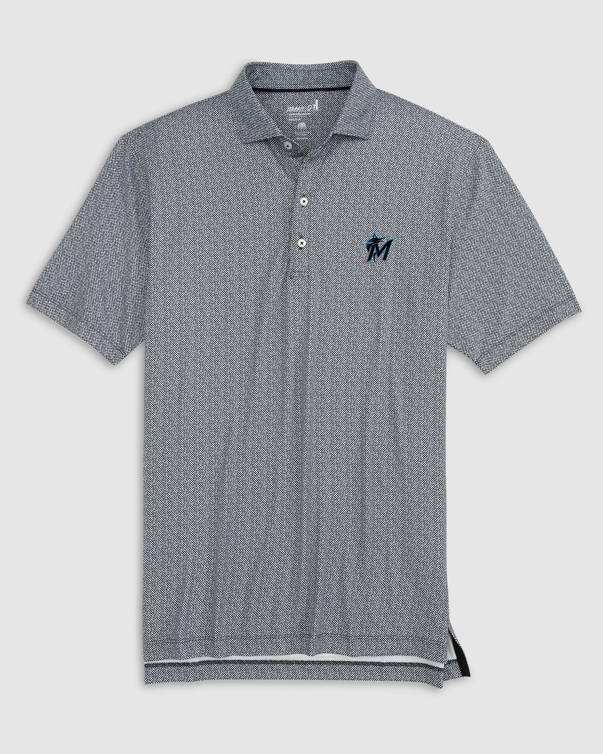 Miami Marlins Hinson Printed Jersey Performance Polo