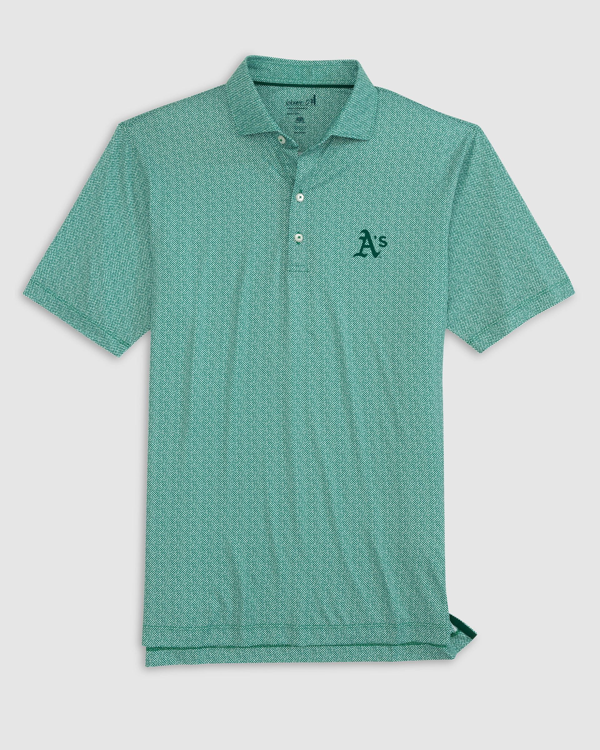 Oakland Athletics Hinson Printed Jersey Performance Polo - Image 2