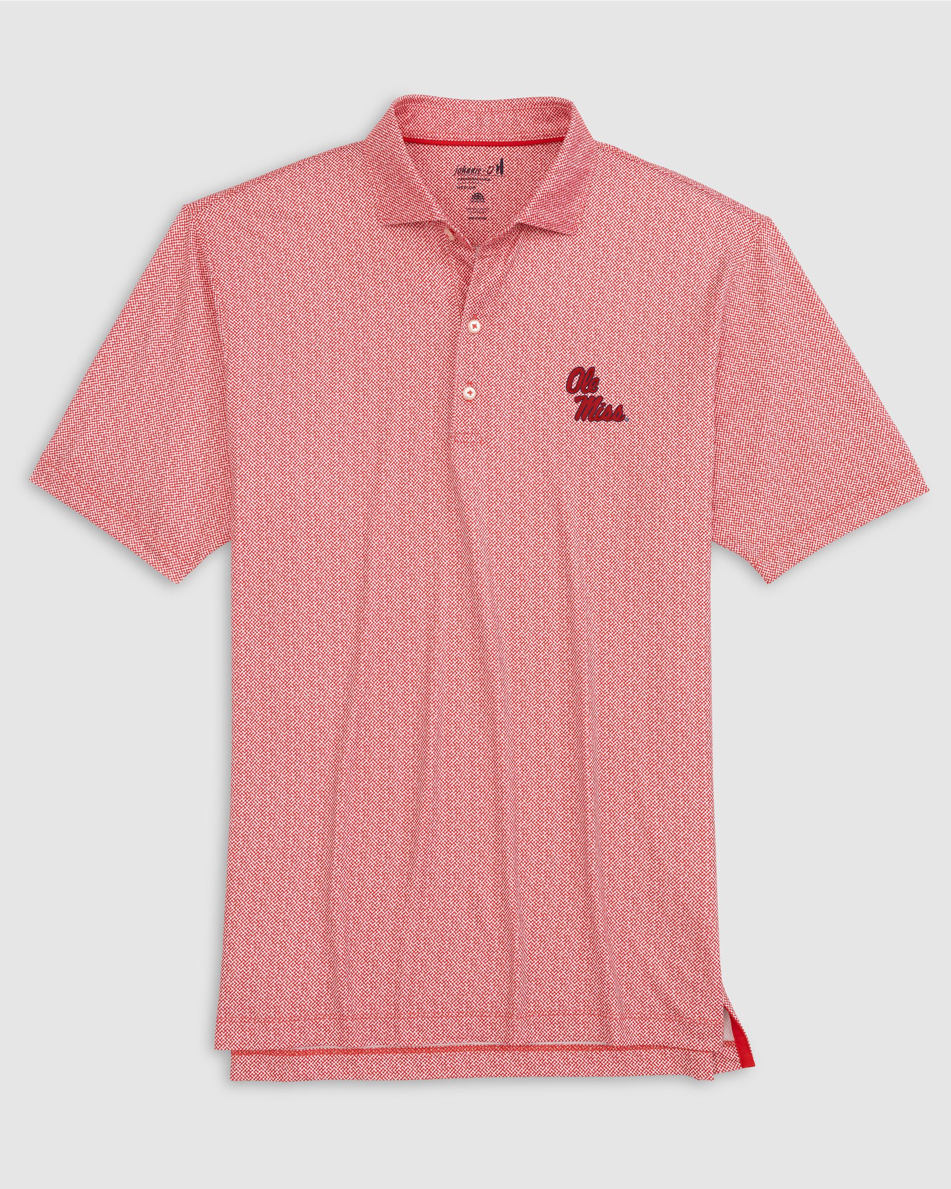 Ole Miss Hinson Jersey Performance Polo - Stacked Logo - Image 3
