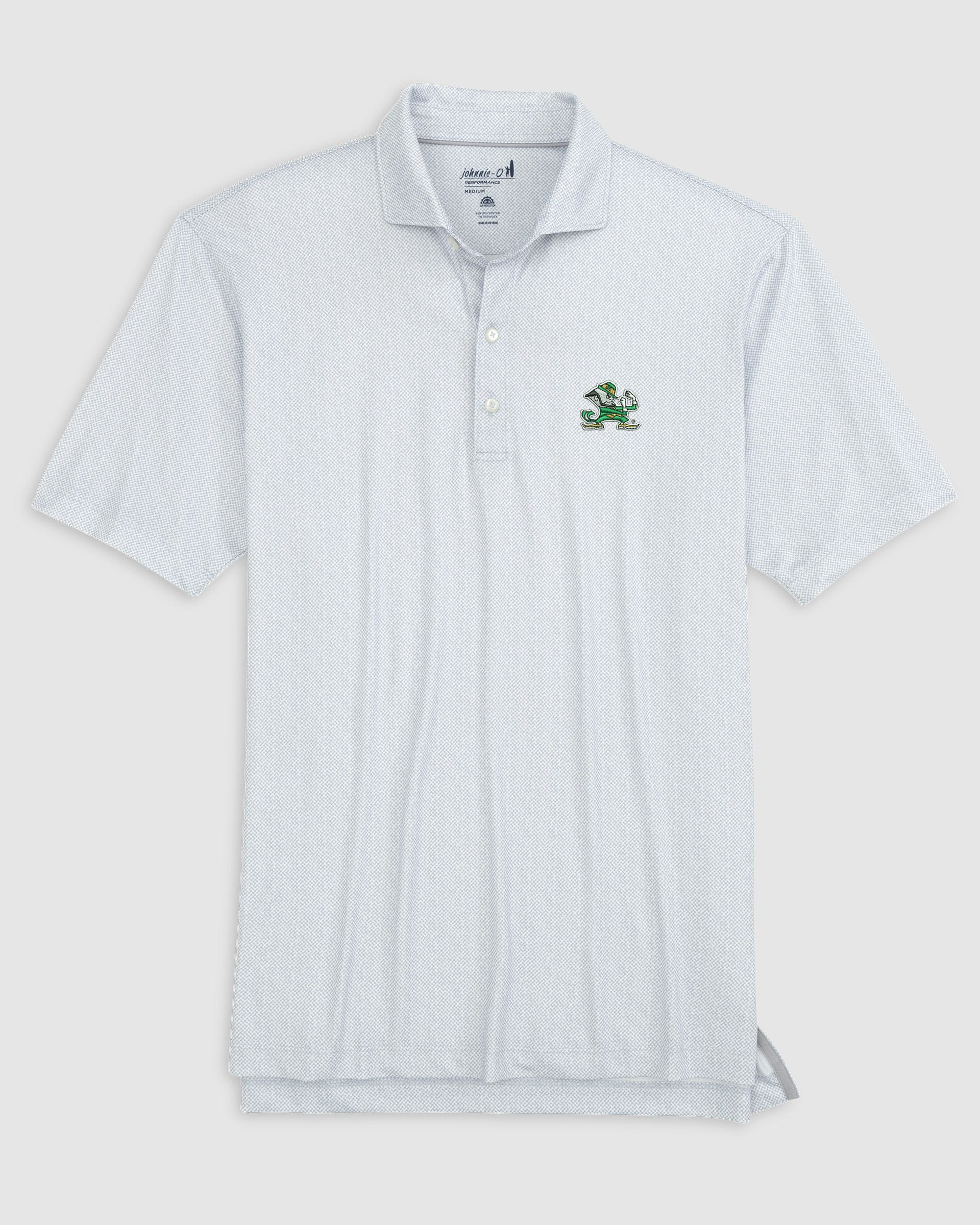 Notre Dame Hinson Jersey Performance Polo - Leprechaun Logo - Image 4