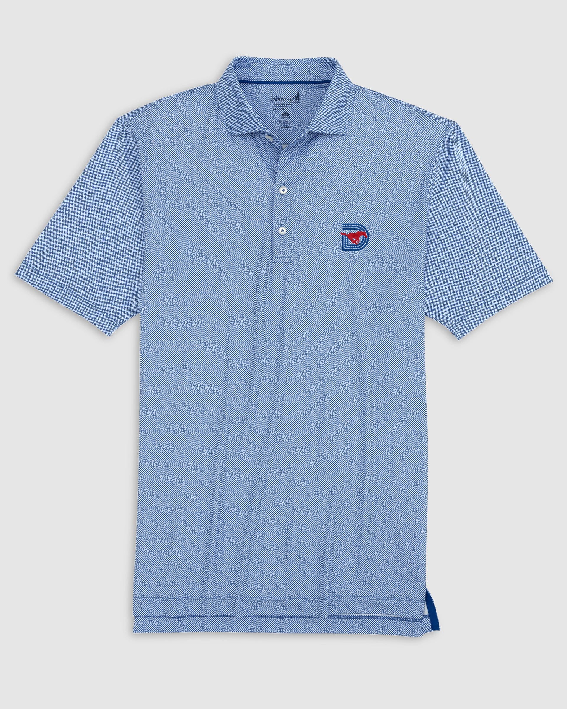 Southern Methodist Hinson Jersey Performance Polo - Triple D Logo - Image 4