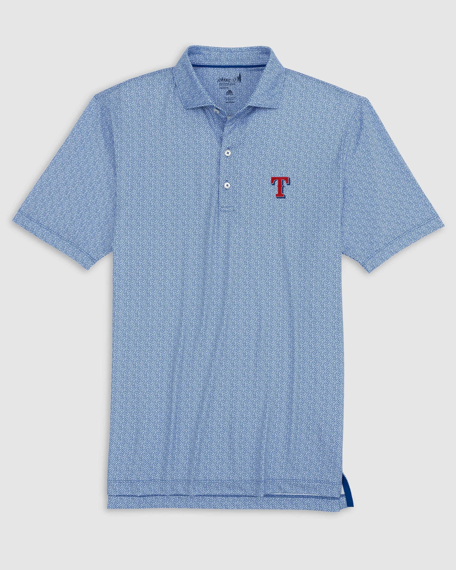 Texas Rangers Hinson Printed Jersey Performance Polo - Image 3