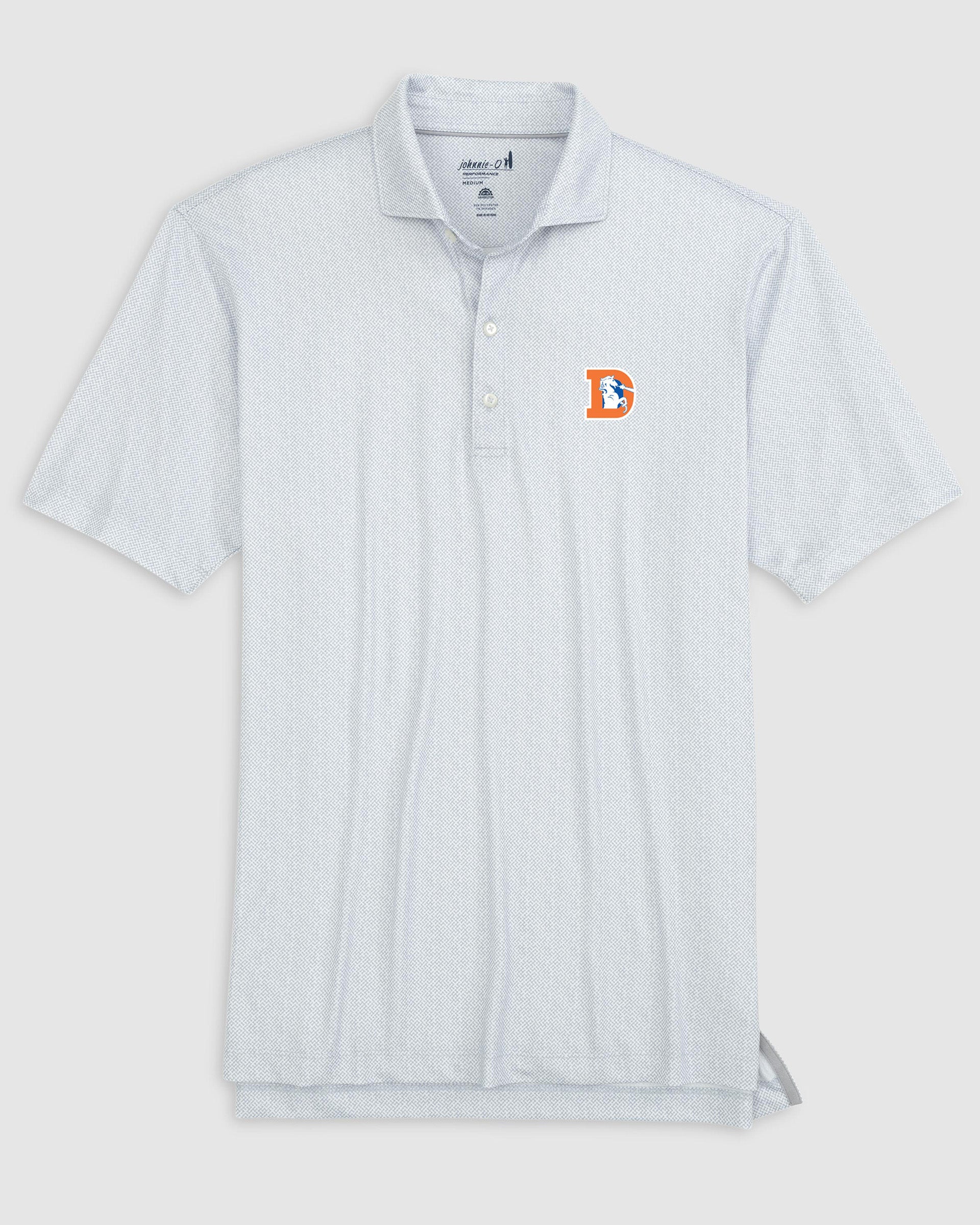 Denver Broncos Hinson Performance Jersey Polo - Classic Logo - Image 2