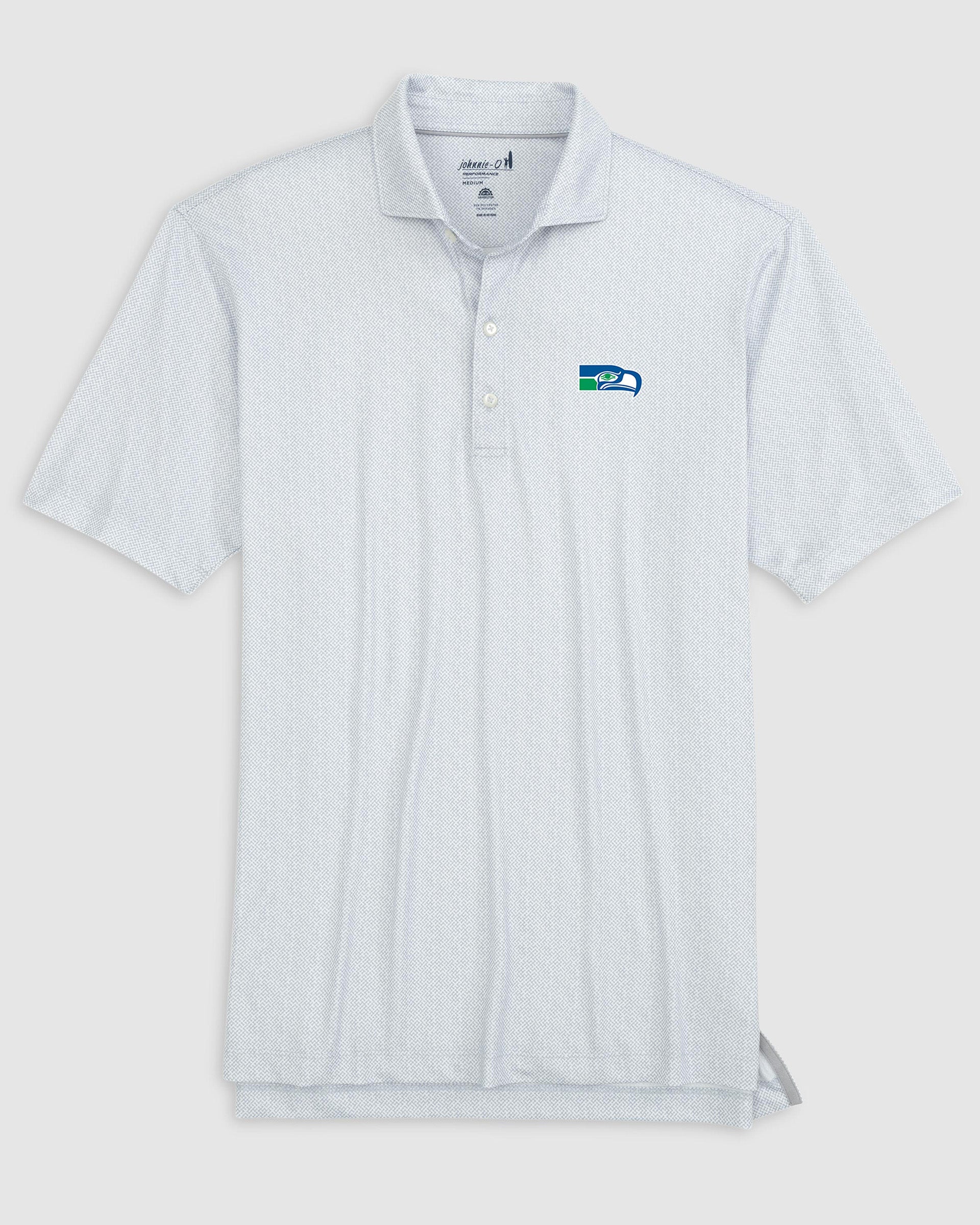 Seattle Seahawks Hinson Performance Jersey Polo - Classic Logo - Image 3