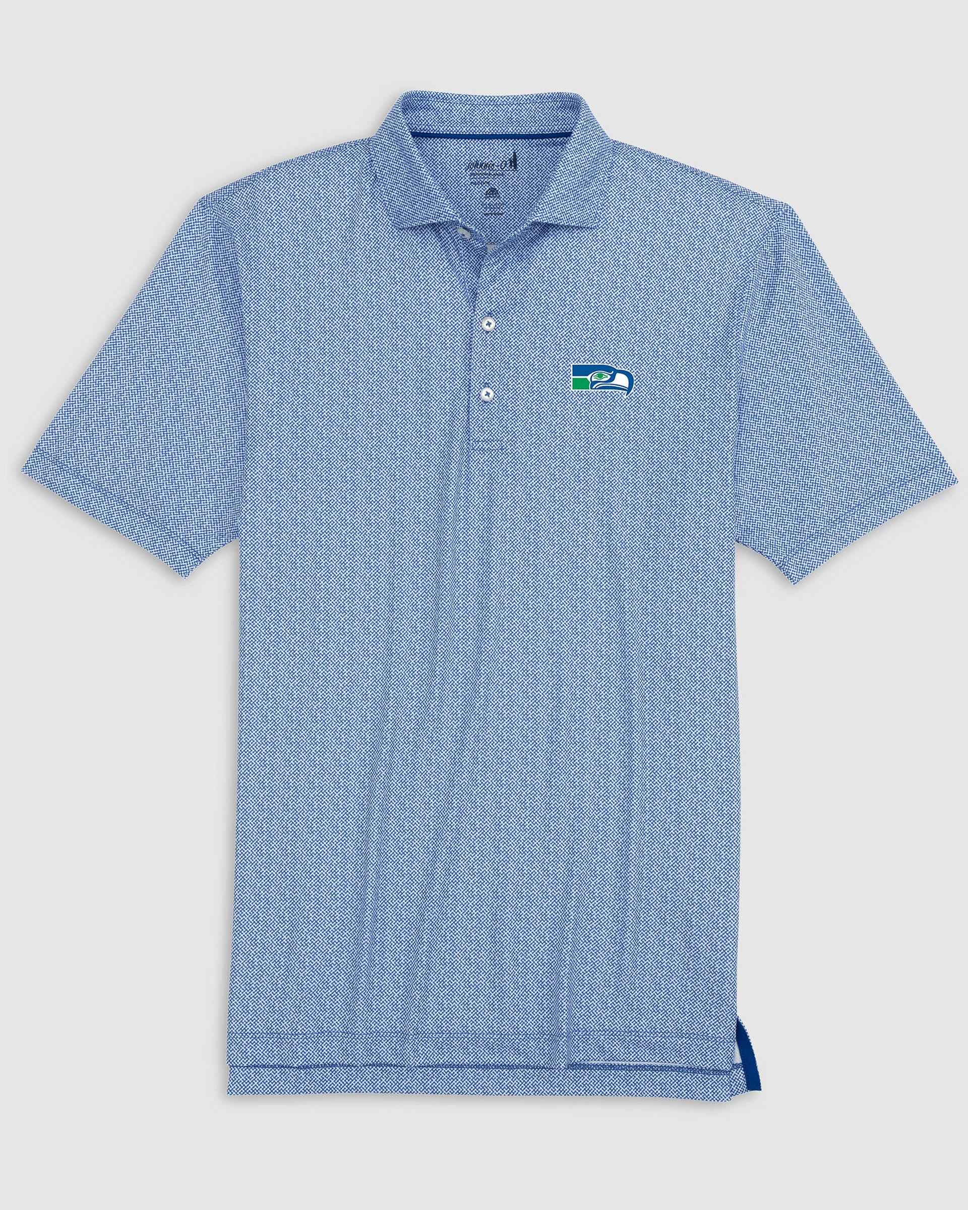 Seattle Seahawks Hinson Performance Jersey Polo - Classic Logo - Image 4