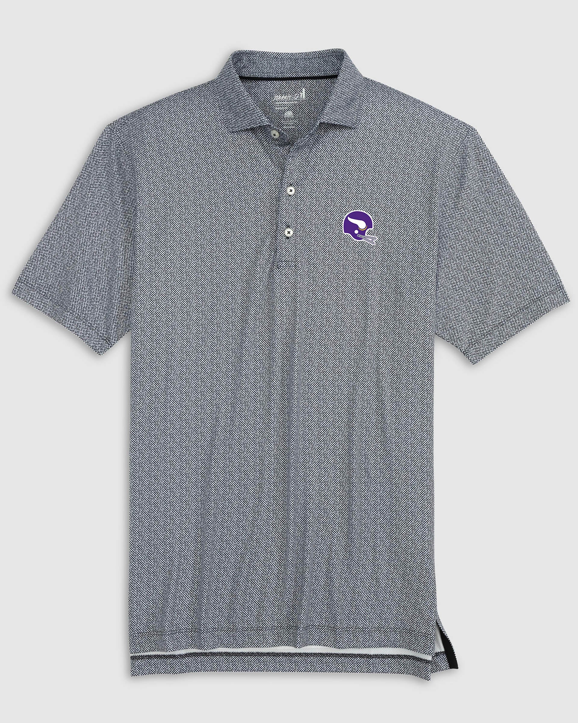 Minnesota Vikings Hinson Performance Jersey Polo - Classic Logo