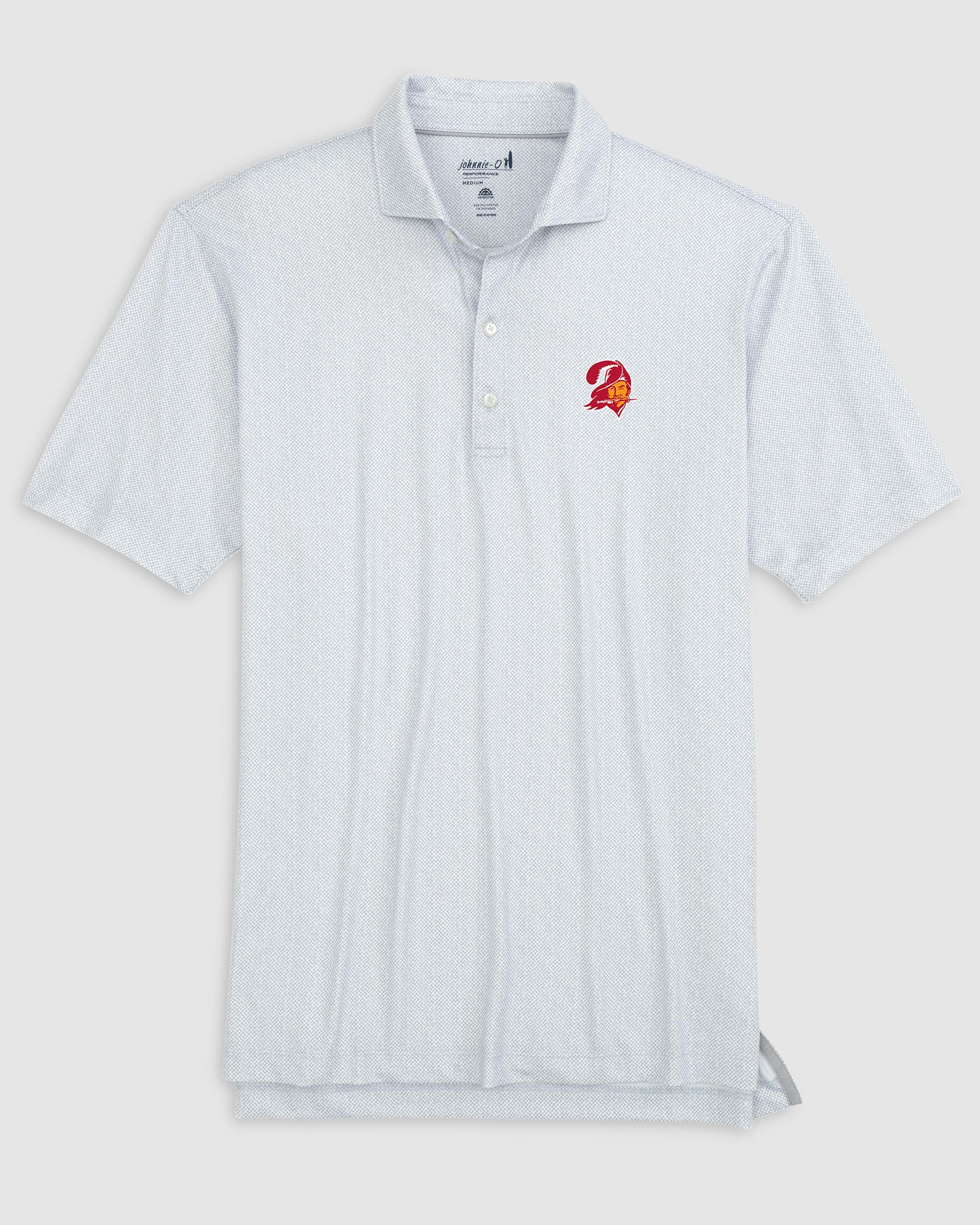 Tampa Bay Buccaneers Hinson Performance Jersey Polo - Classic Logo - Image 3