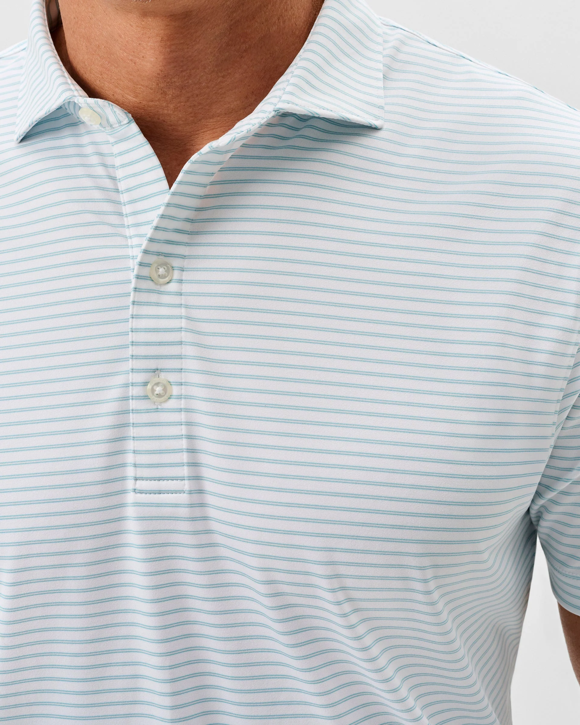 Performance Jersey Polo - Michael Stripe