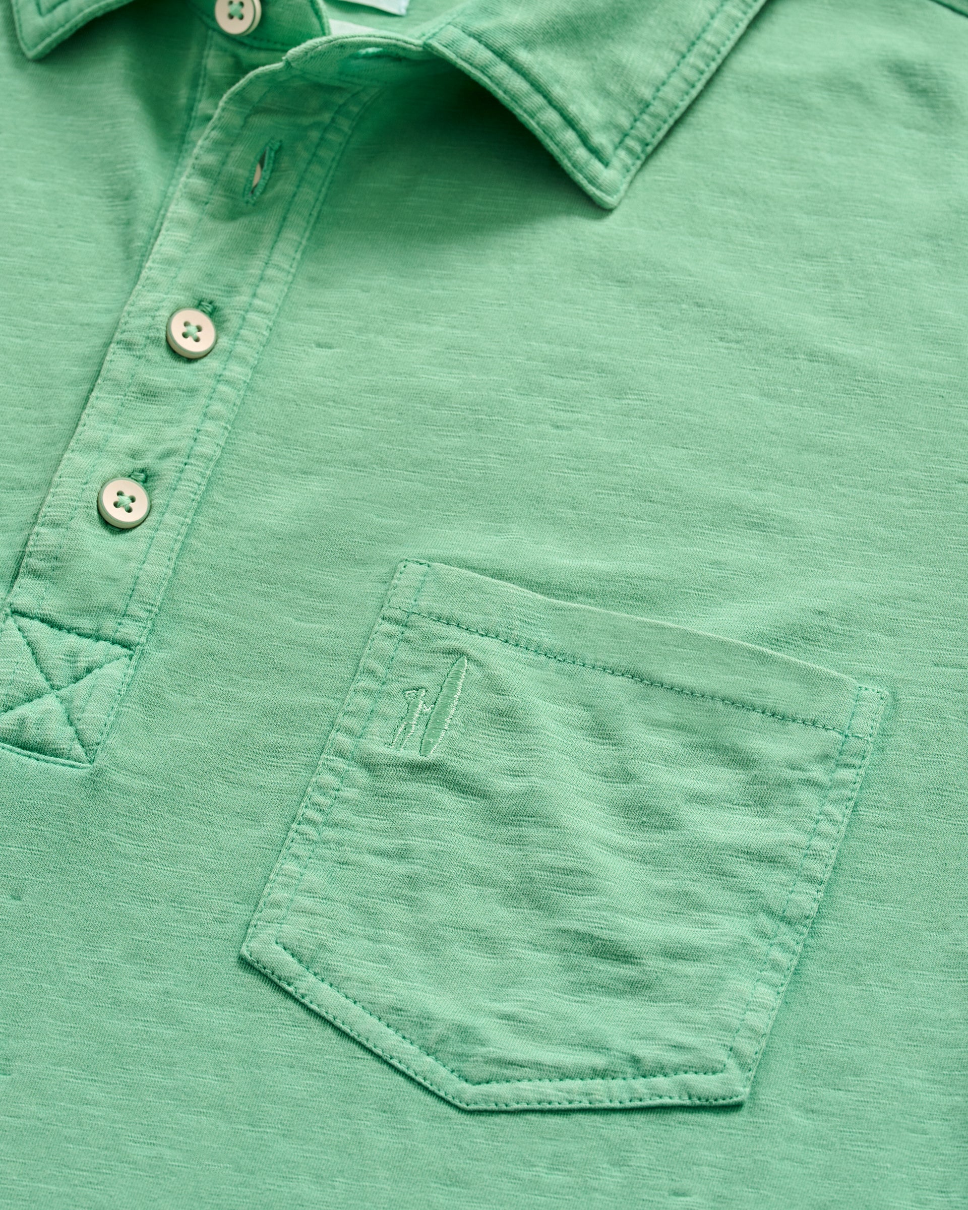 Original 4-Button Polo - Coastal Wash - Image 5