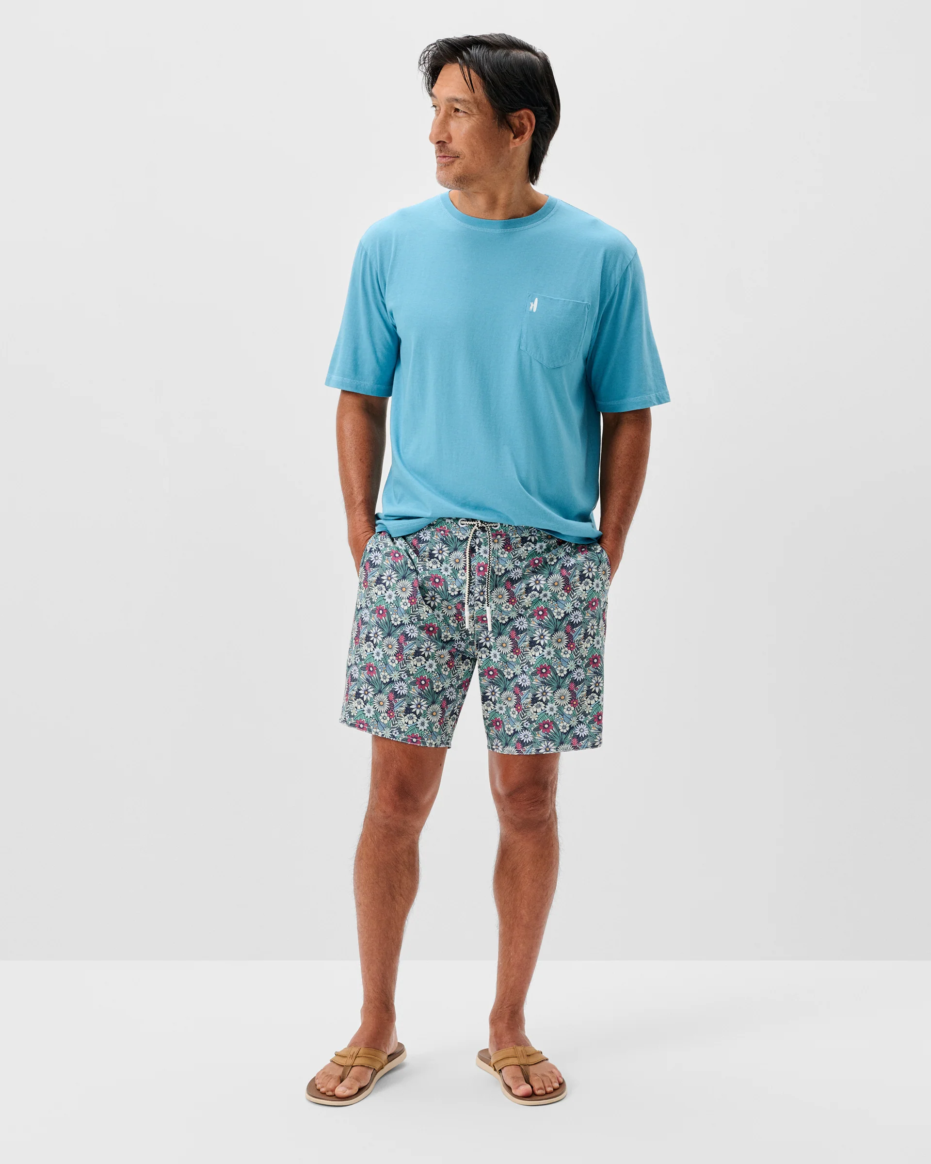 Half Elastic 7" Swim Trunks - Image 6