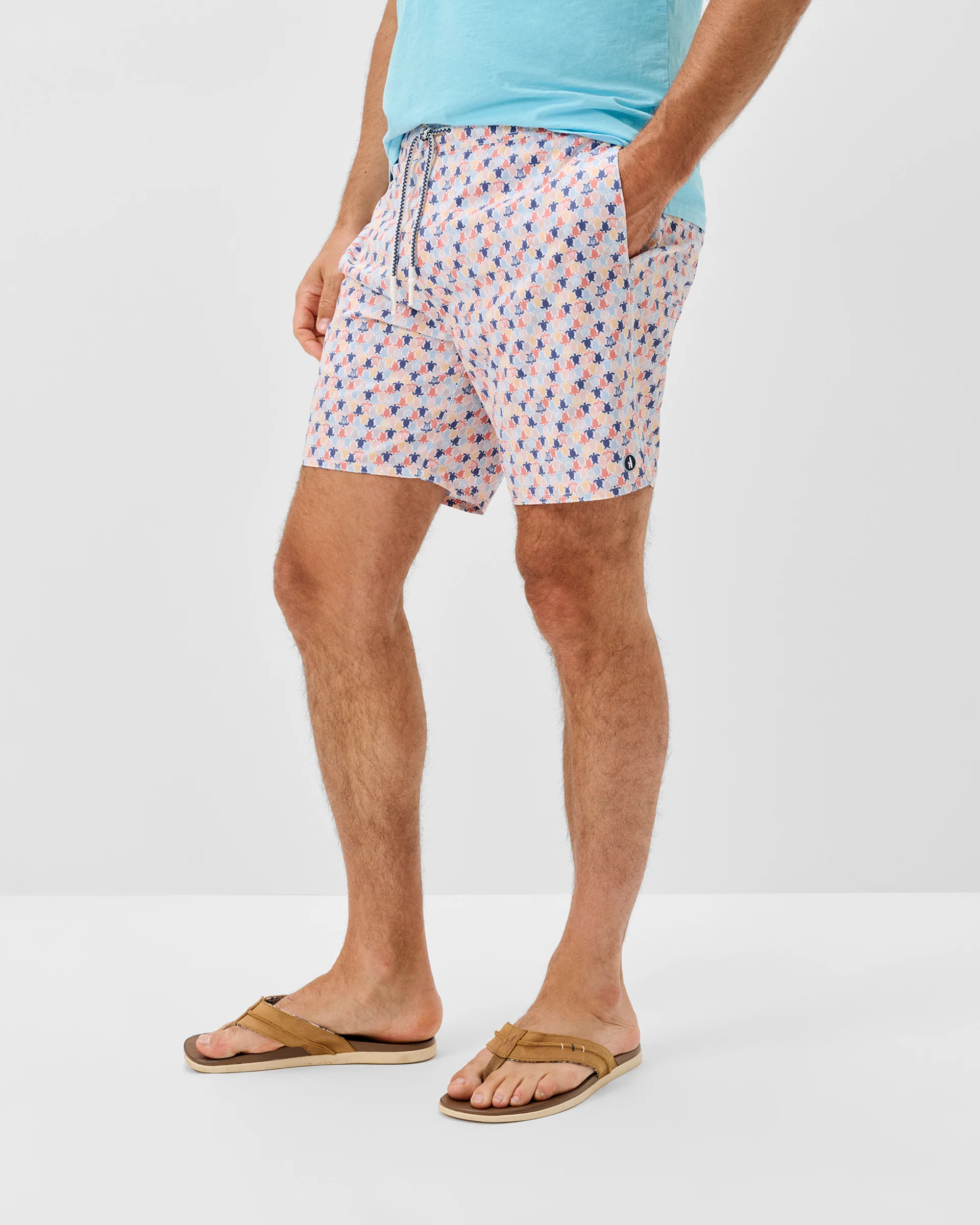 Half Elastic 7" Swim Trunks - Image 3
