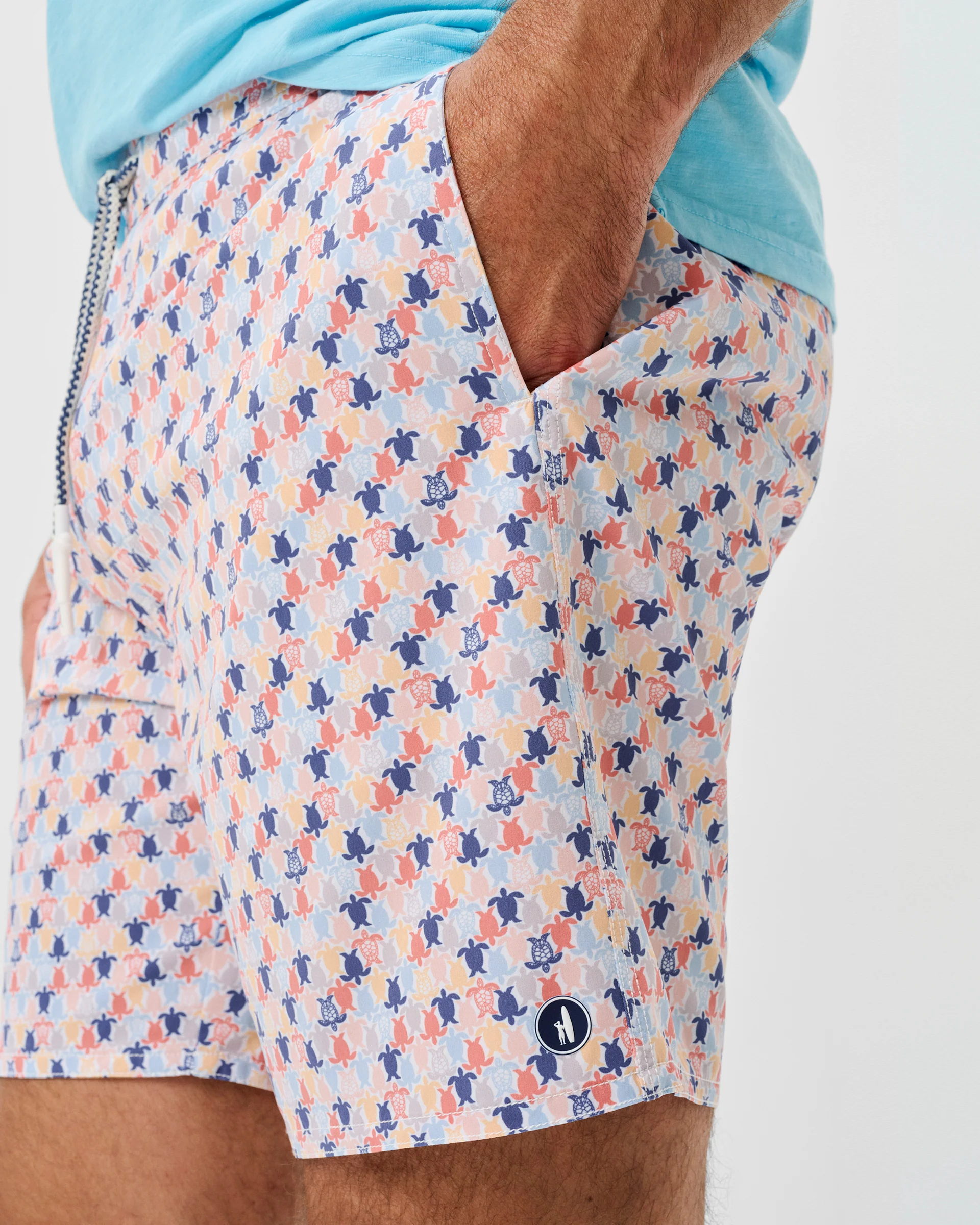 Half Elastic 7" Swim Trunks - Image 4