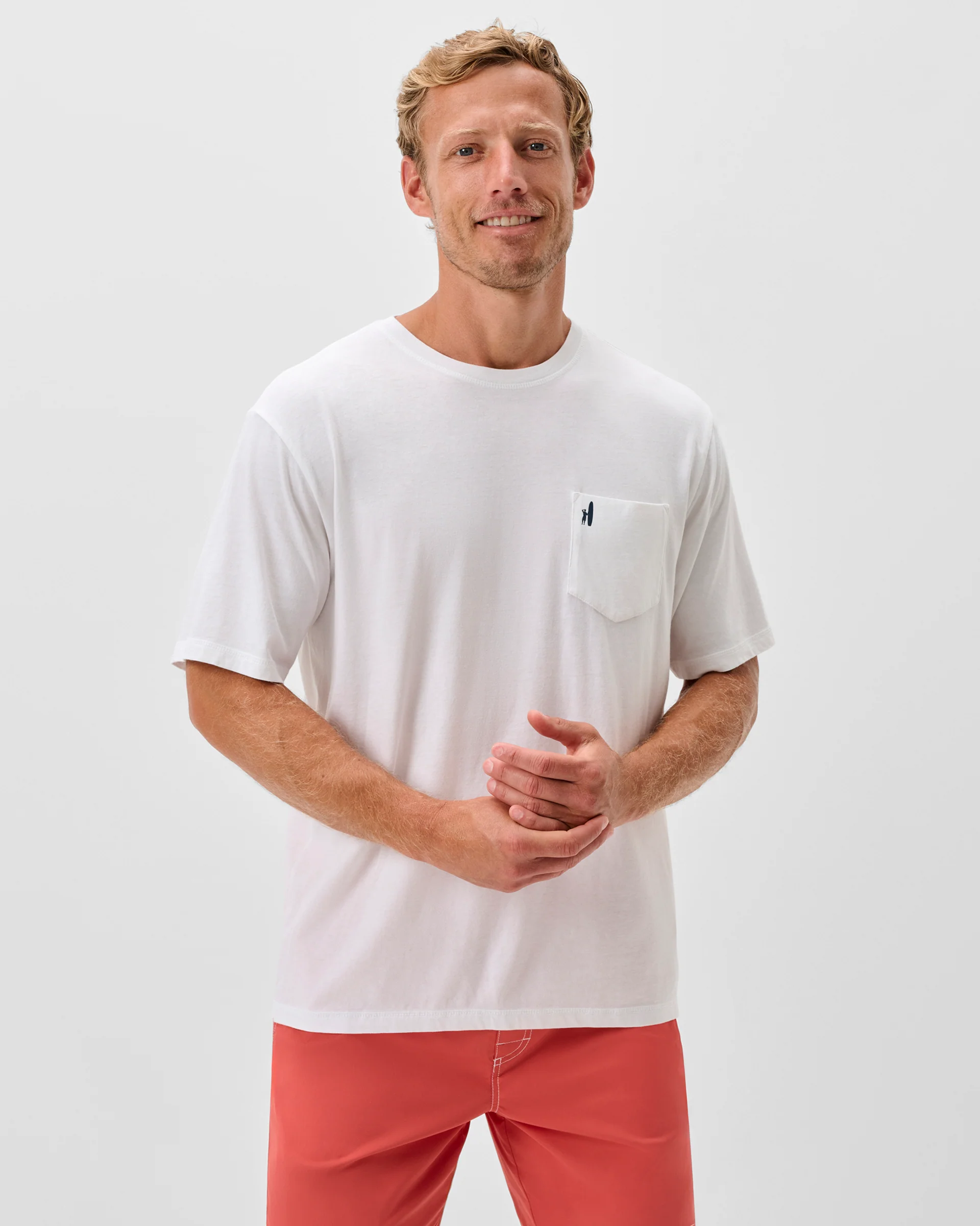 Dale Cotton Blend T-Shirt - Shoreline - Image 4