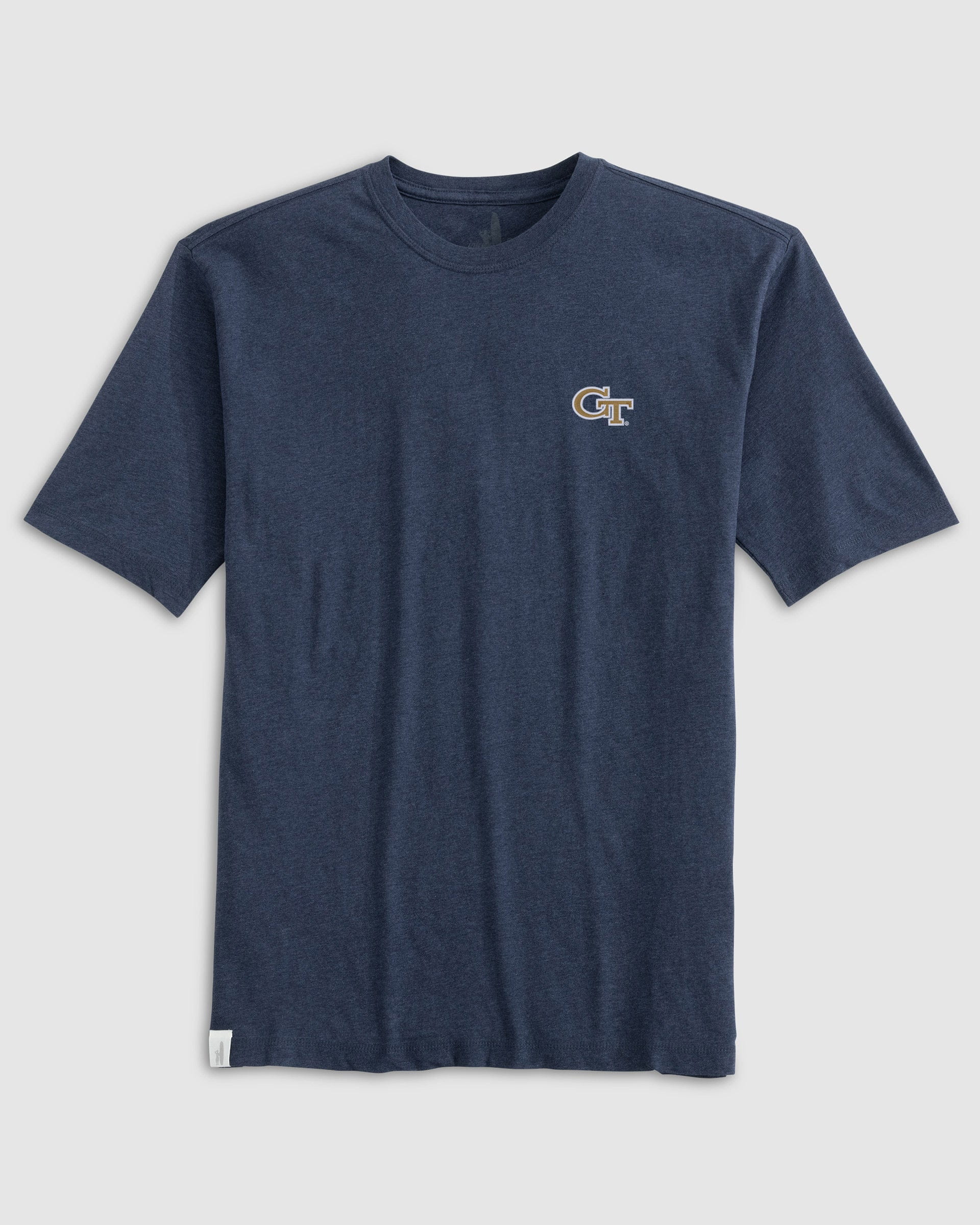 Georgia Tech Heathered Spencer Cotton T-Shirt - Image 2