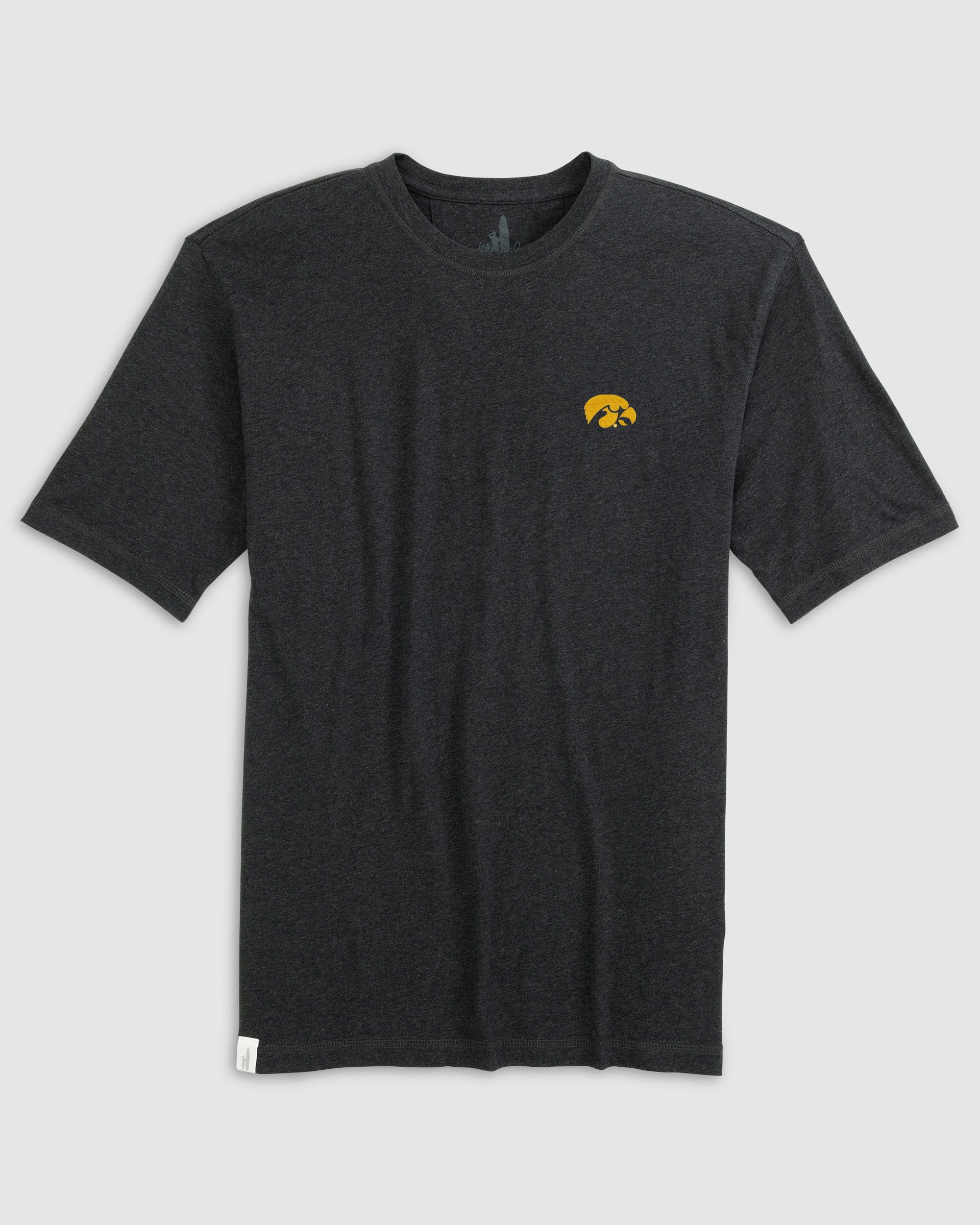 Iowa Heathered Spencer Cotton T-Shirt - Image 2