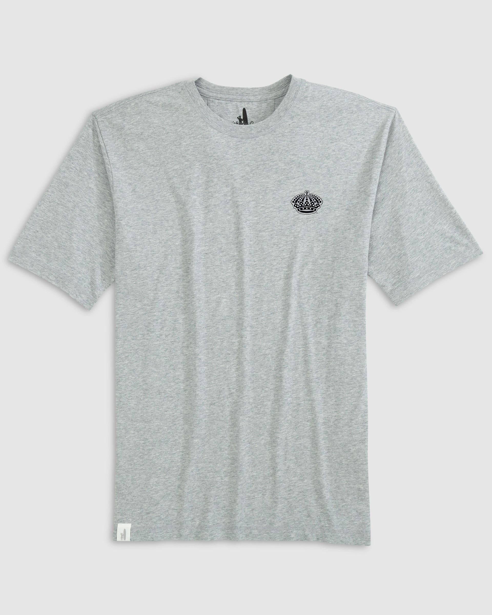 Los Angeles Kings Heathered Spencer T-Shirt - Crown Logo - Image 2