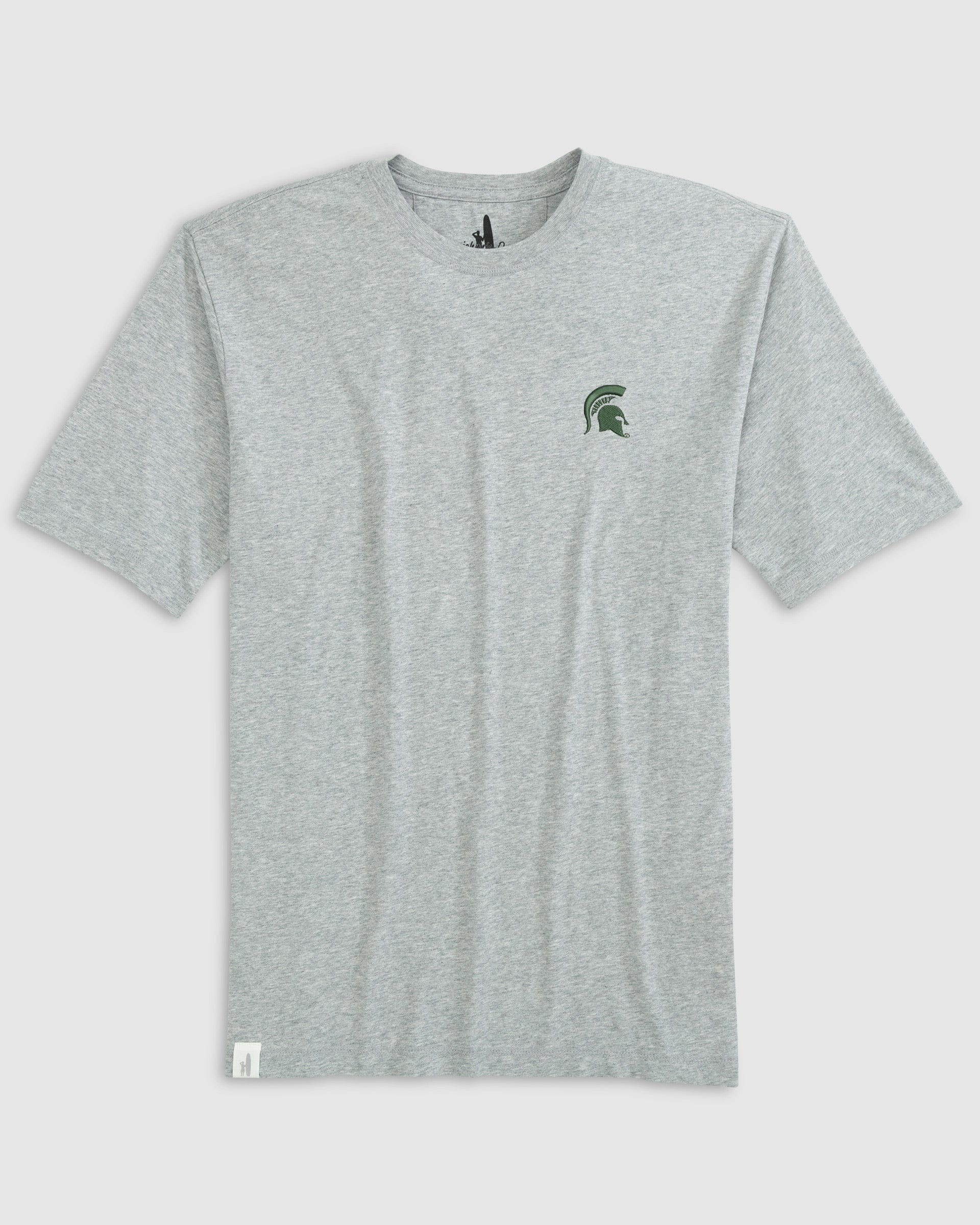 Michigan State Heathered Spencer Cotton T-Shirt - Image 3