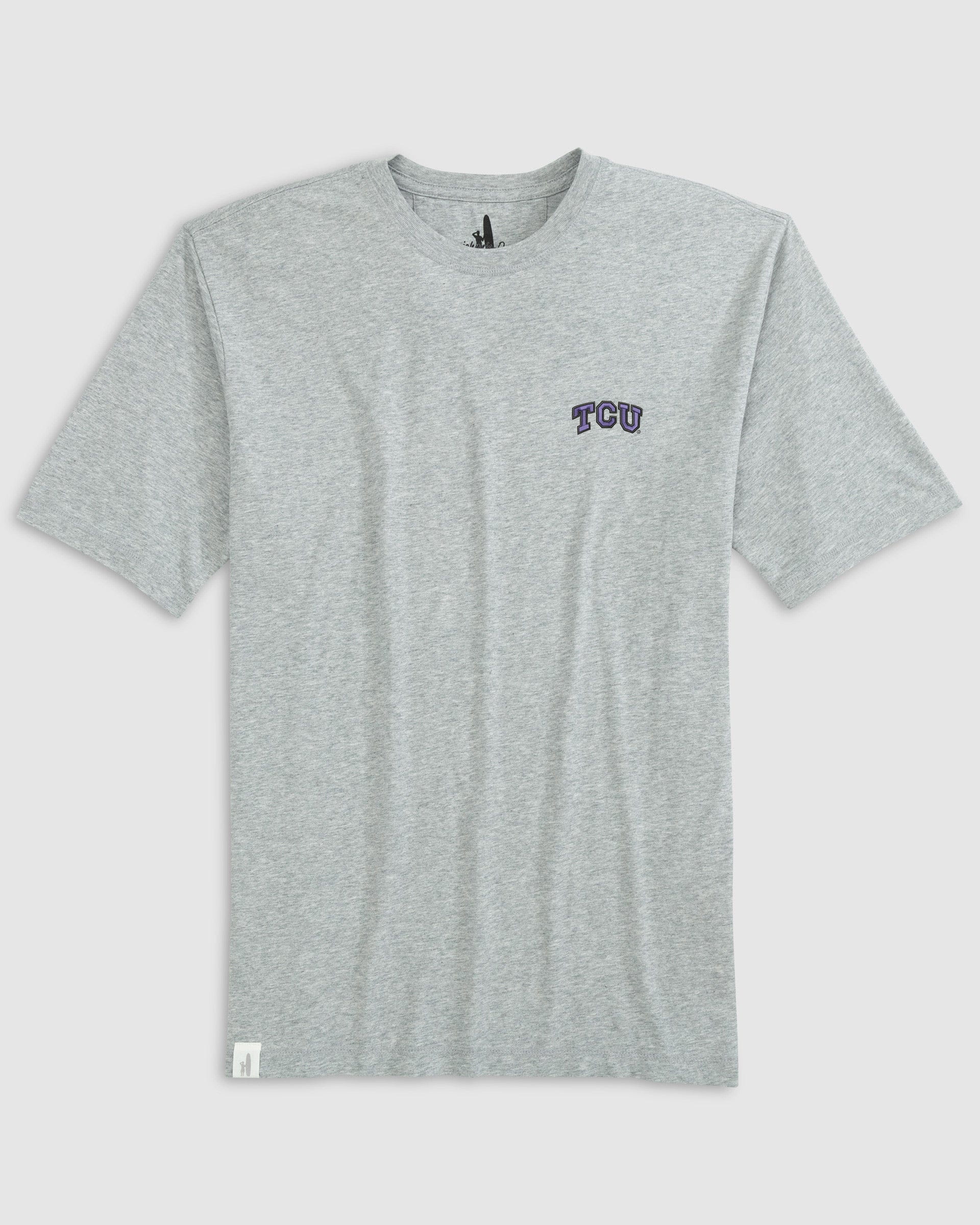 Texas Christian University Heathered Spencer Cotton T-Shirt