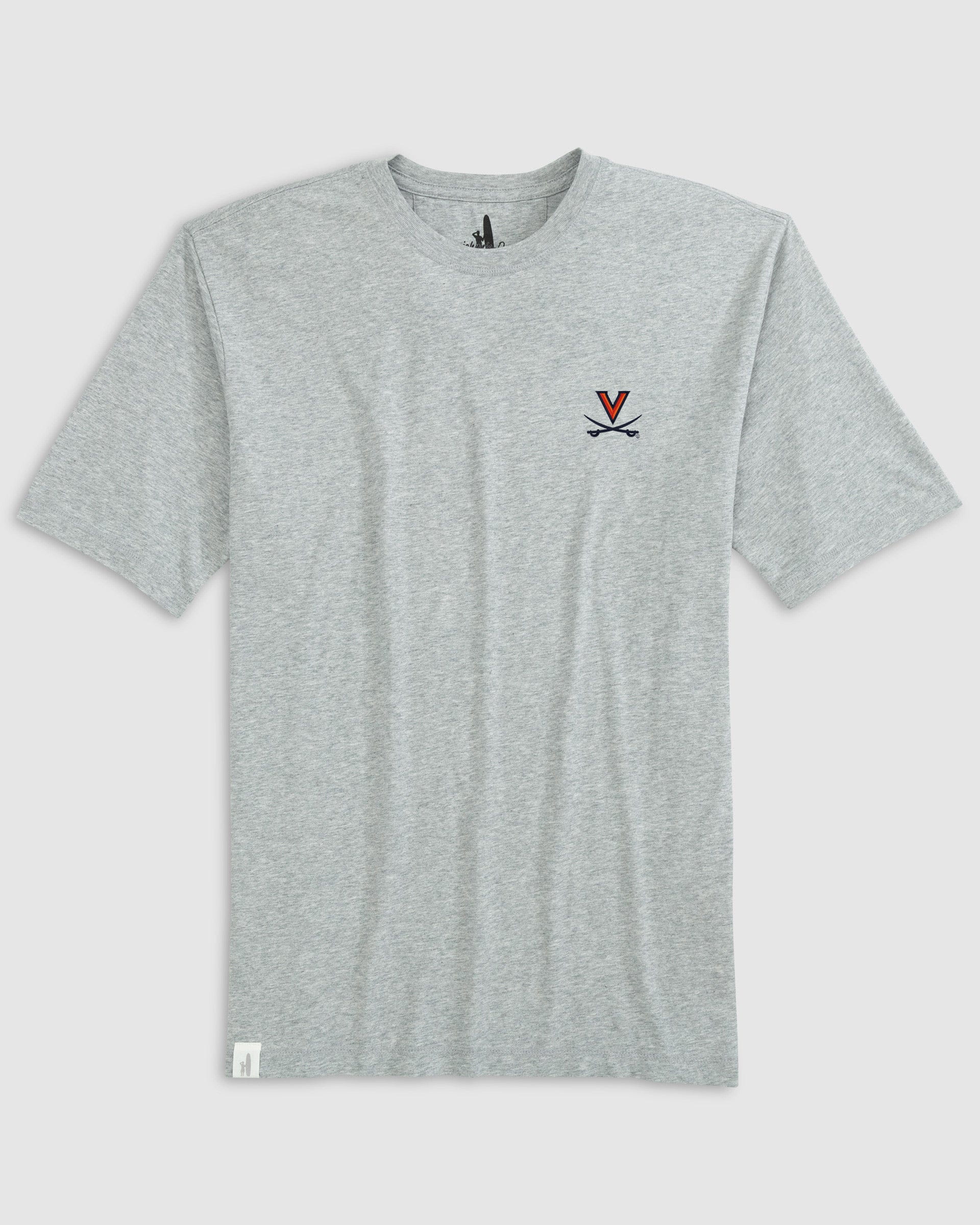 Virginia Heathered Spencer Cotton T-Shirt - Image 4