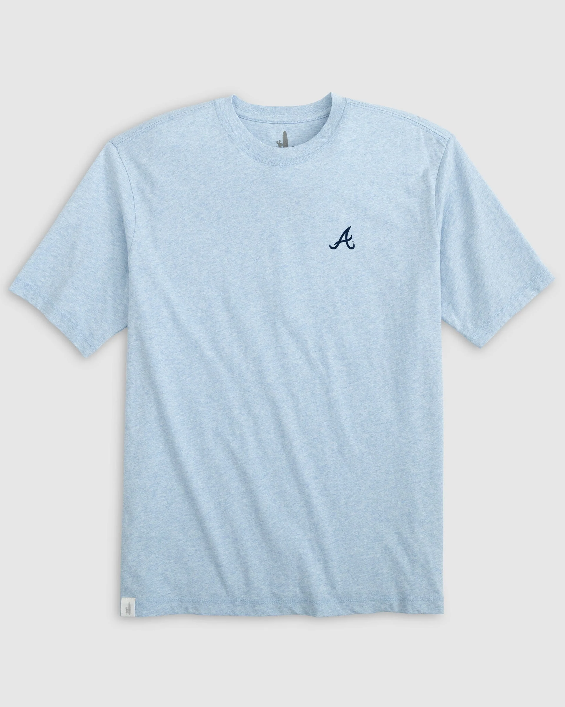 Atlanta Braves Heathered Spencer Cotton T-Shirt - Image 3