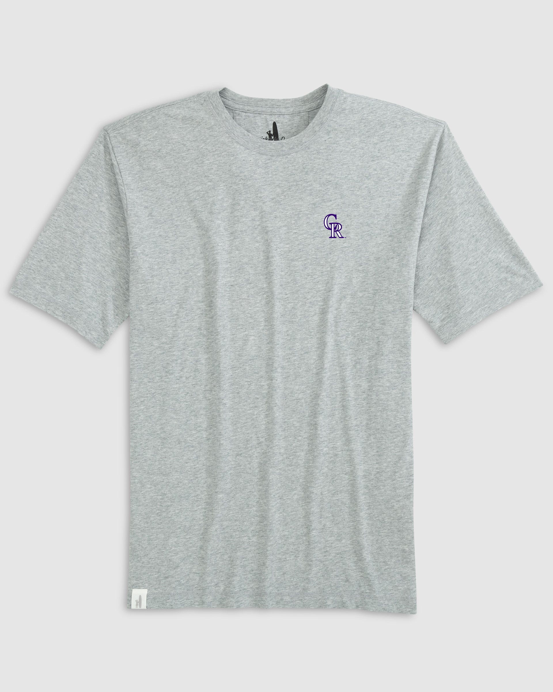 Colorado Rockies Heathered Spencer Cotton T-Shirt - Image 2