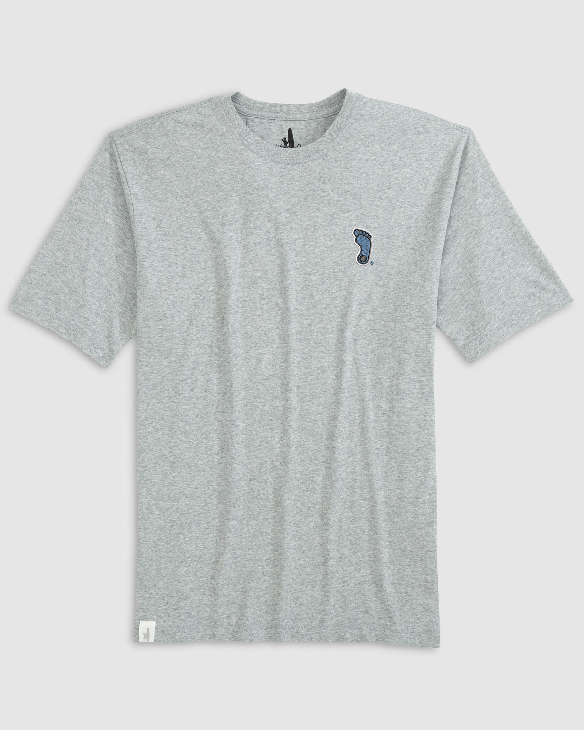 North Carolina Heathered Spencer Cotton T-Shirt - Tar Heel Logo - Image 4