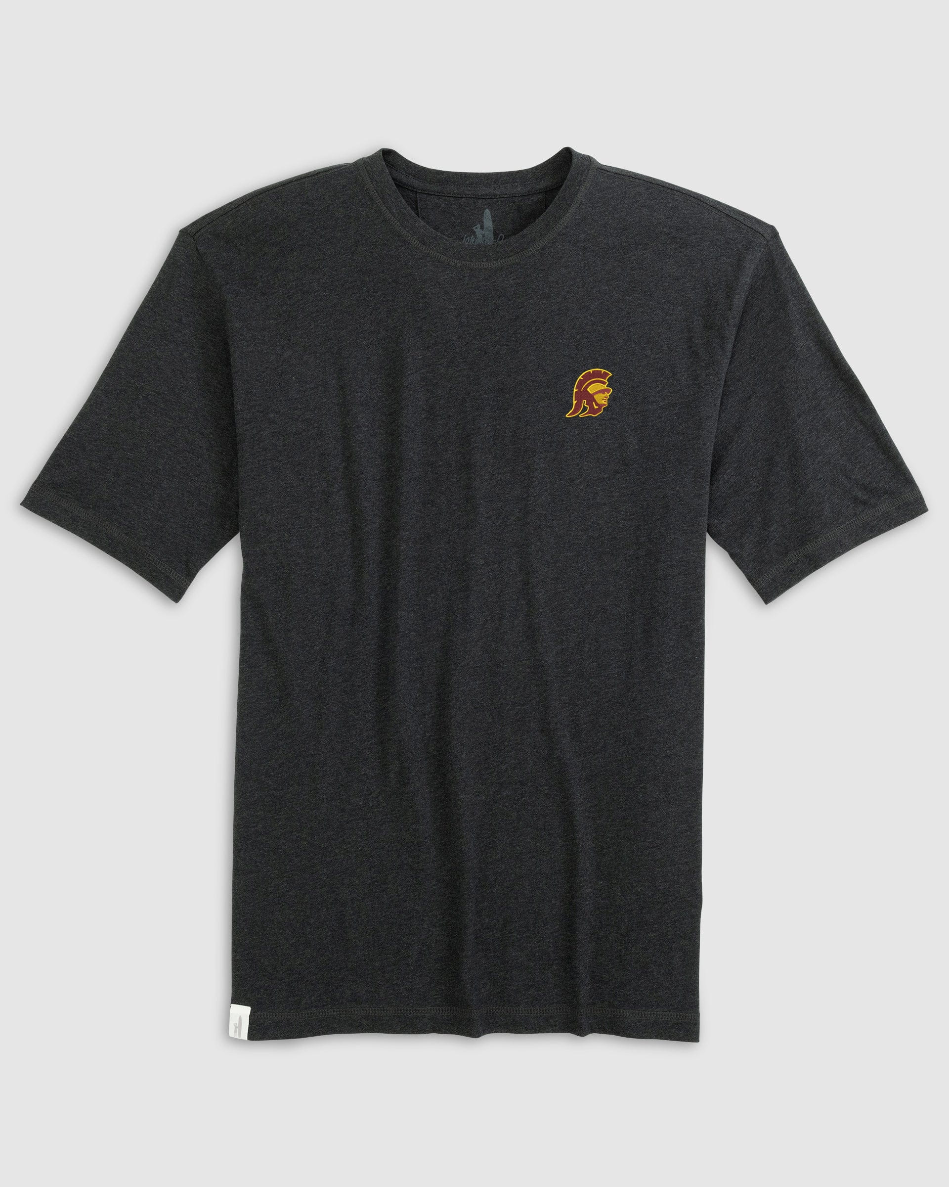 Southern California Heathered Spencer Cotton T-Shirt - Trojan Logo - Image 2
