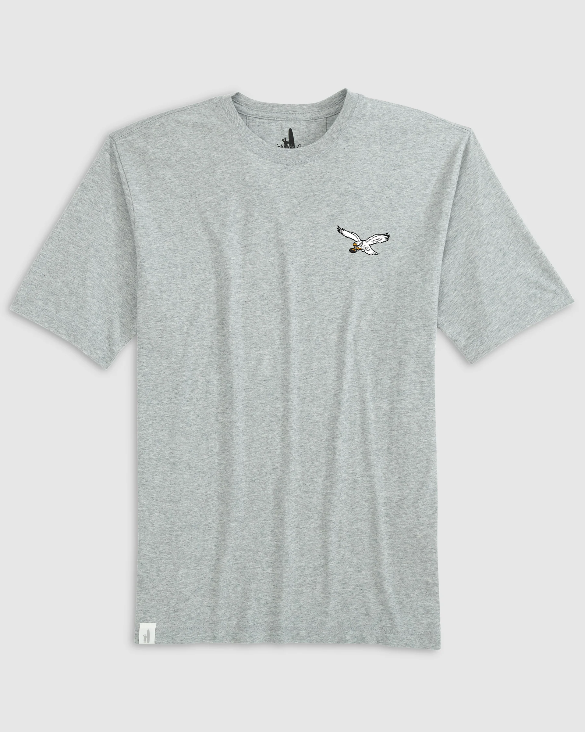 Philadelphia Eagles Heathered Spencer Crewneck T-Shirt - Classic Logo - Image 3