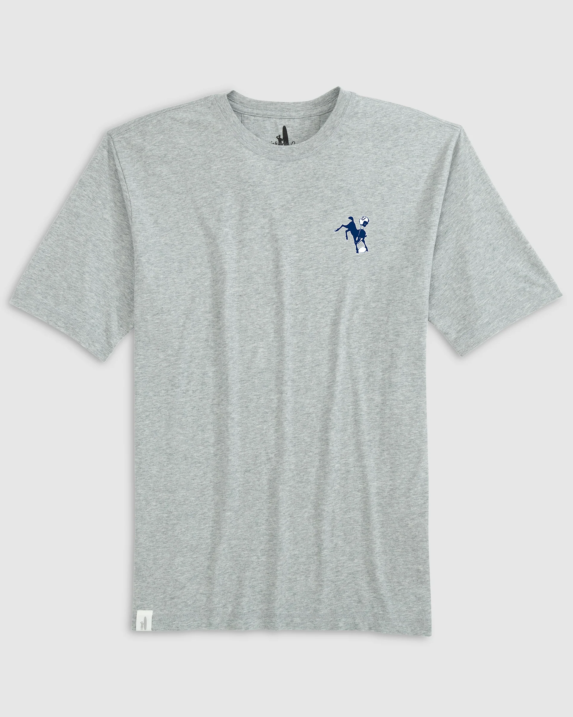 Indianapolis Colts Heathered Spencer Crewneck T-Shirt - Classic Logo - Image 2