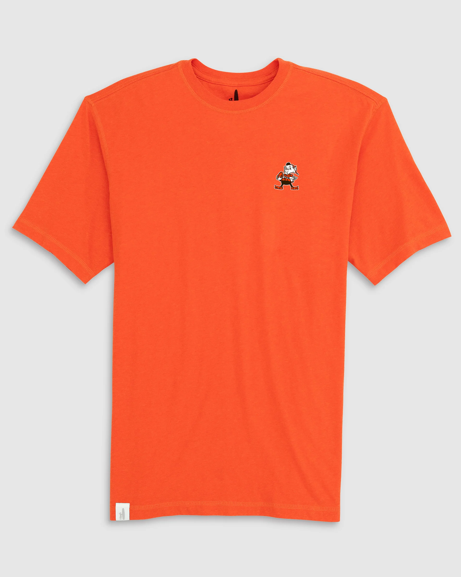 Cleveland Browns Heathered Spencer Crewneck T-Shirt - Classic Brownie Logo - Image 3