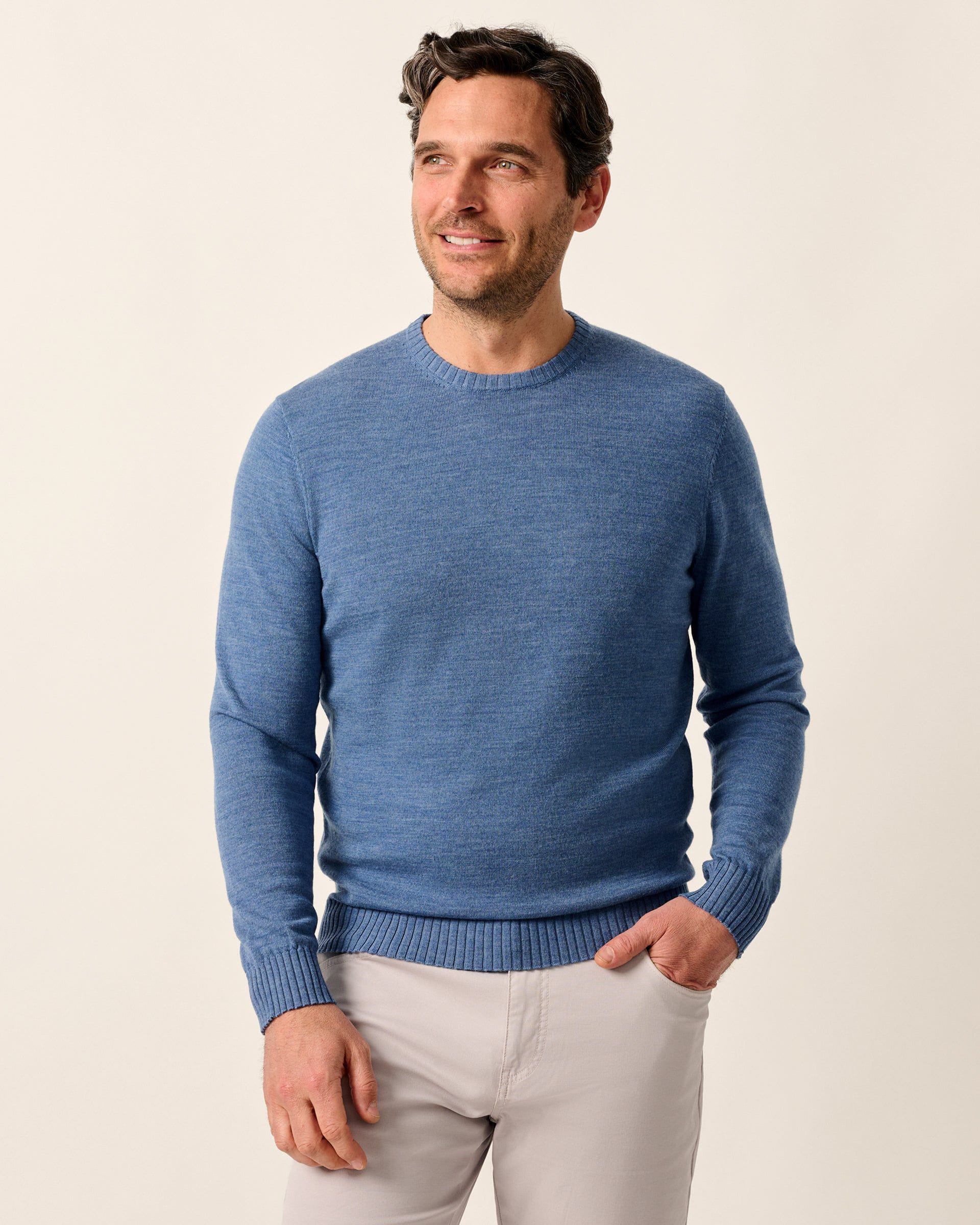 Ronald Merino Wool Crewneck Sweater